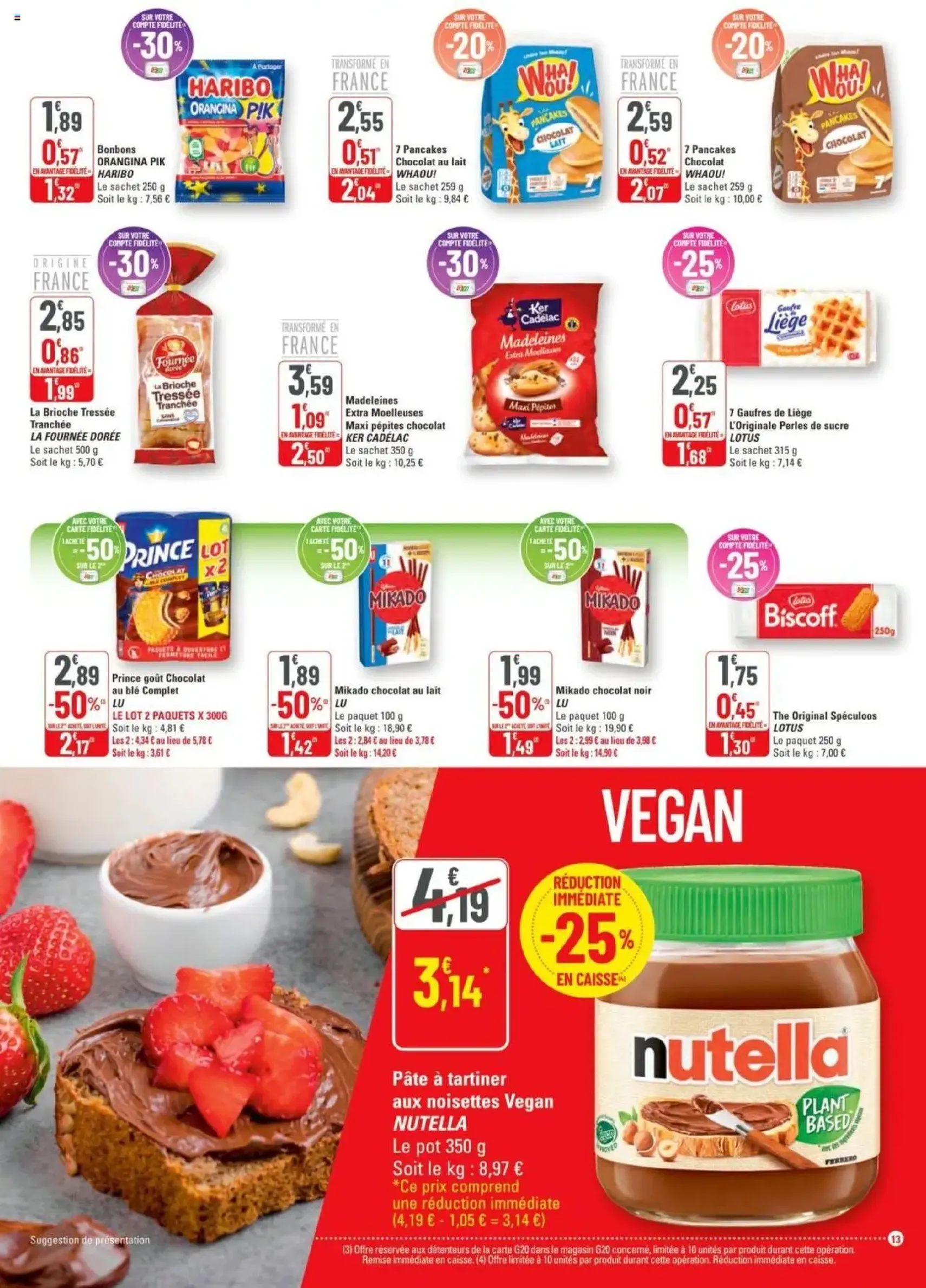 G20 Supermarchés catalogue - brochure valable à partir du 10/09/2025, page 13 sur 20 G20 Supermarchés catalogue - brochure valable à partir du 10/09/2025, page 13 sur 20
