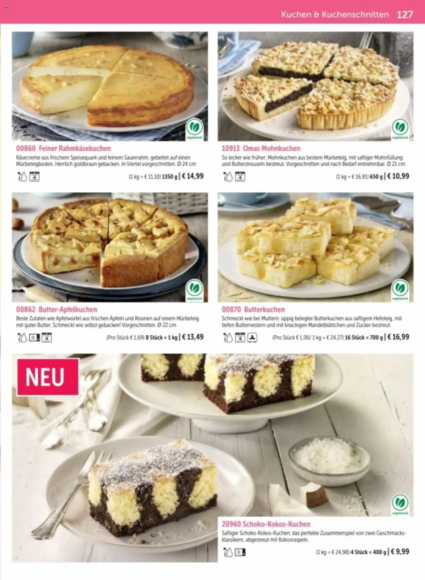 Bofrost Katalog - Gültiger Prospekt ab 06.03.2026, Seite 127 von insgesamt 150