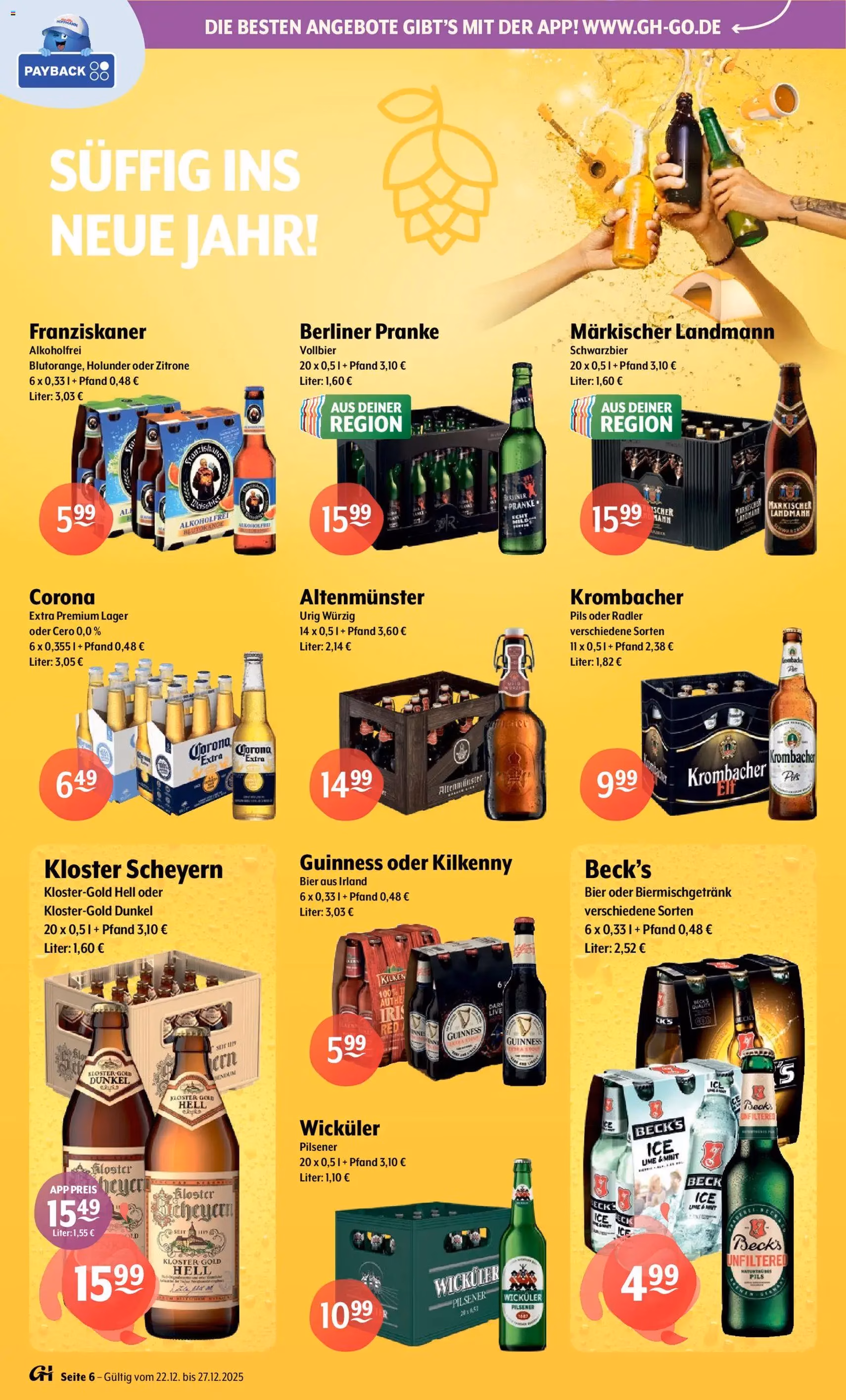 Trink und Spare Prospekt - Gültiger Prospekt ab 22.12.2025, Seite 6 von insgesamt 10
