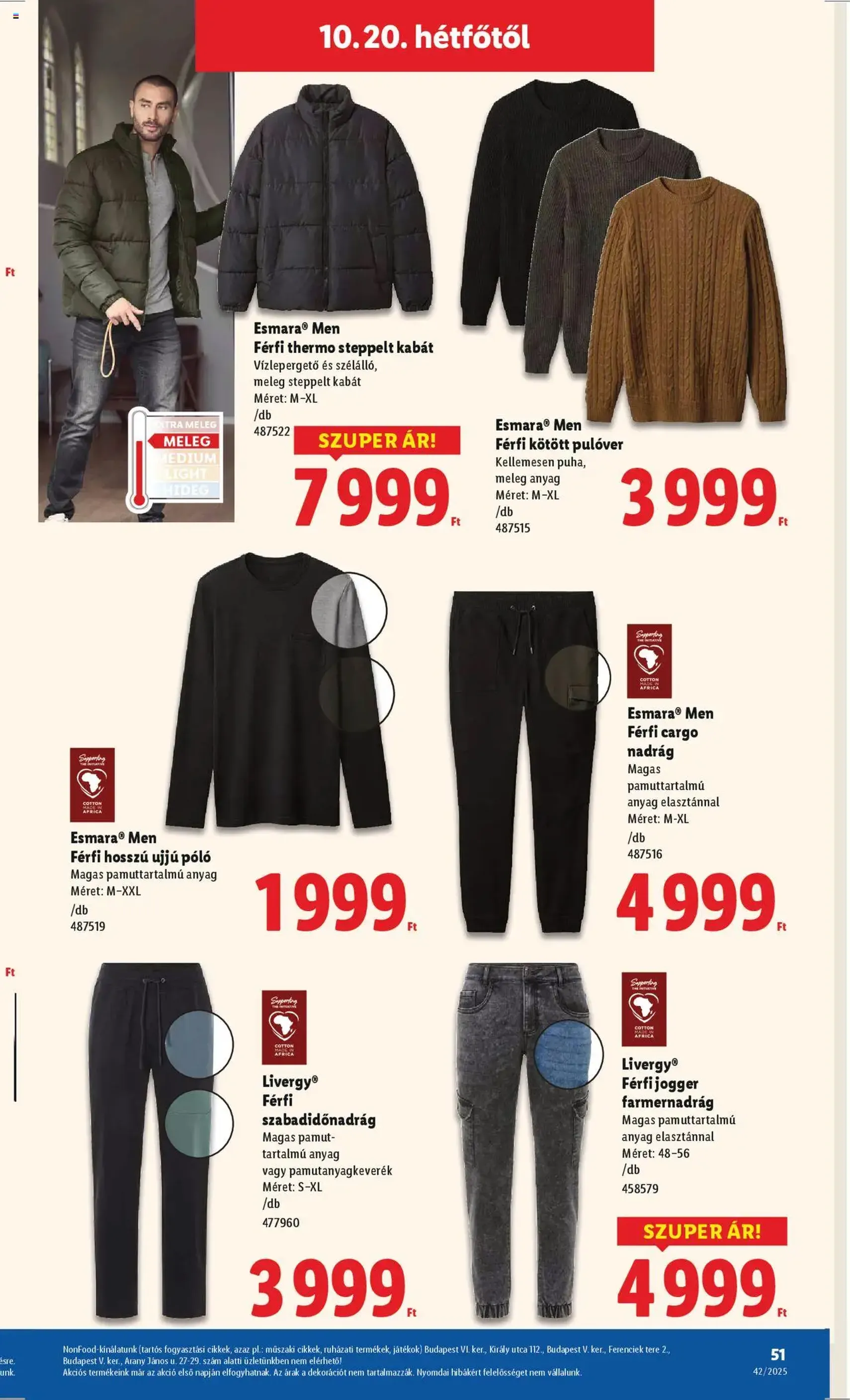Lidl Akciós újság - 2025.10.16. érvényes szórólap 51 oldal 68 oldalból Lidl Akciós újság - 2025.10.16. érvényes szórólap 51 oldal 68 oldalból