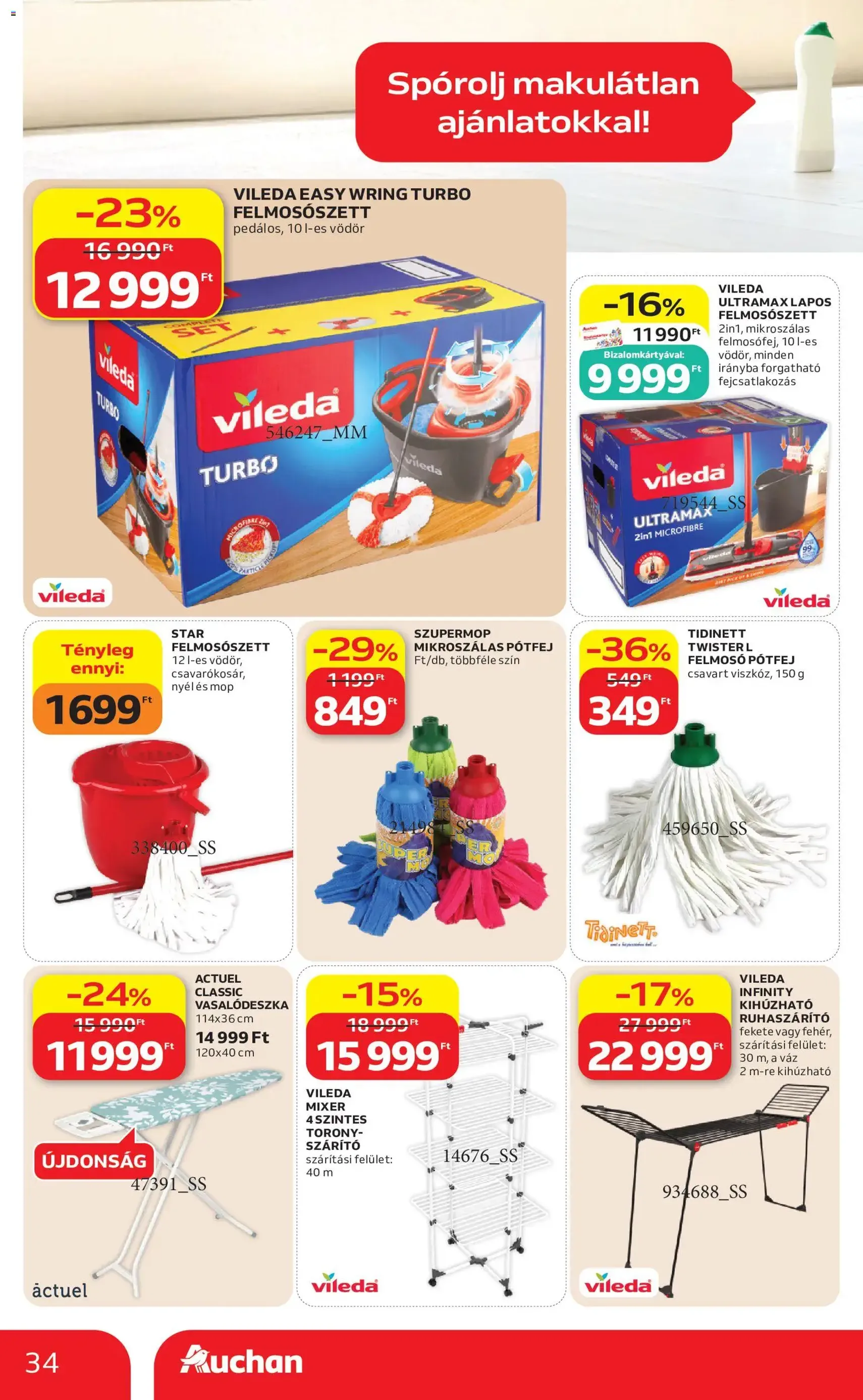 Auchan akciós újság - 2026.08.06. érvényes szórólap 34 oldal 48 oldalból