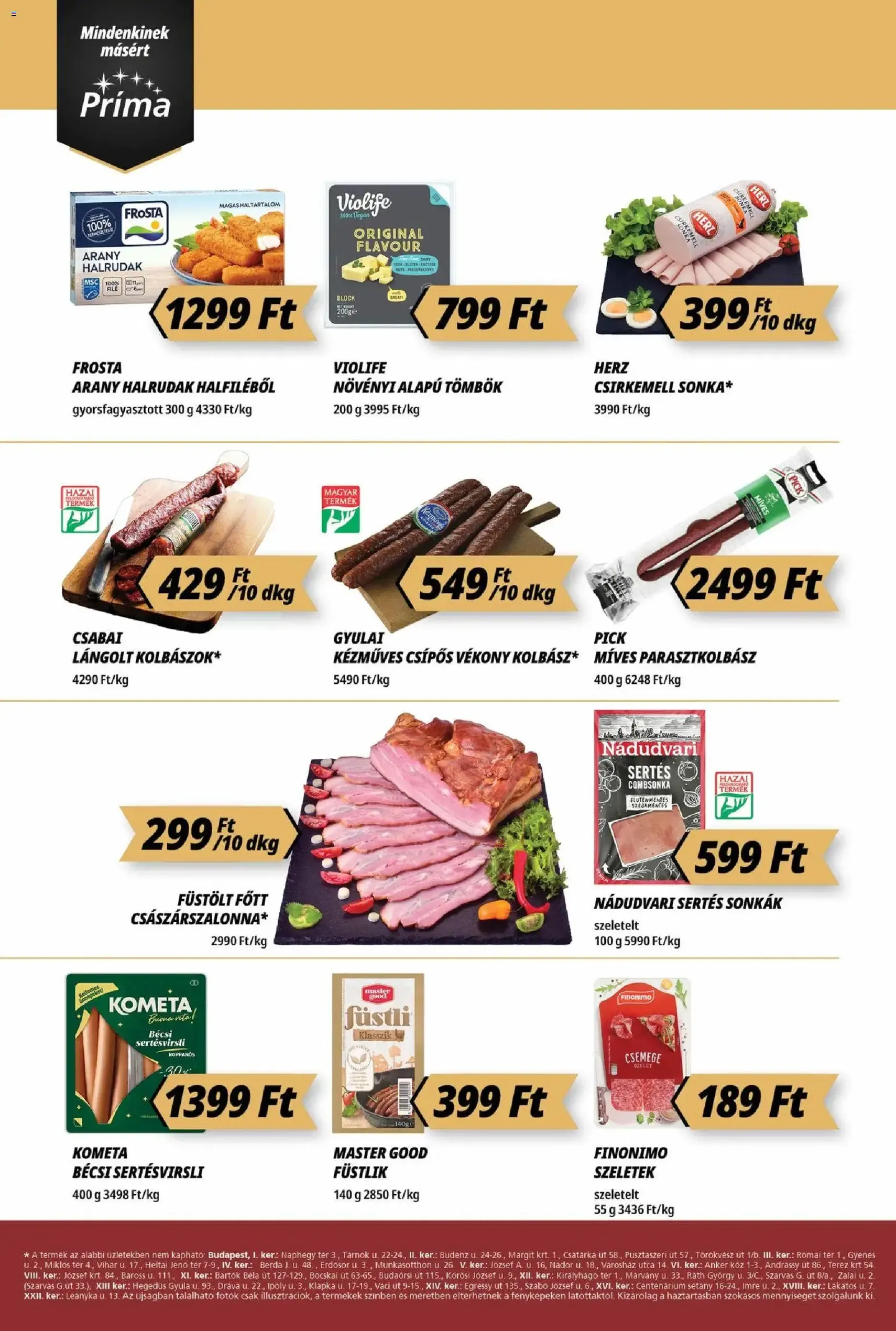 CBA Príma Akciós újság - 2025.12.11. érvényes szórólap 2 oldal 16 oldalból