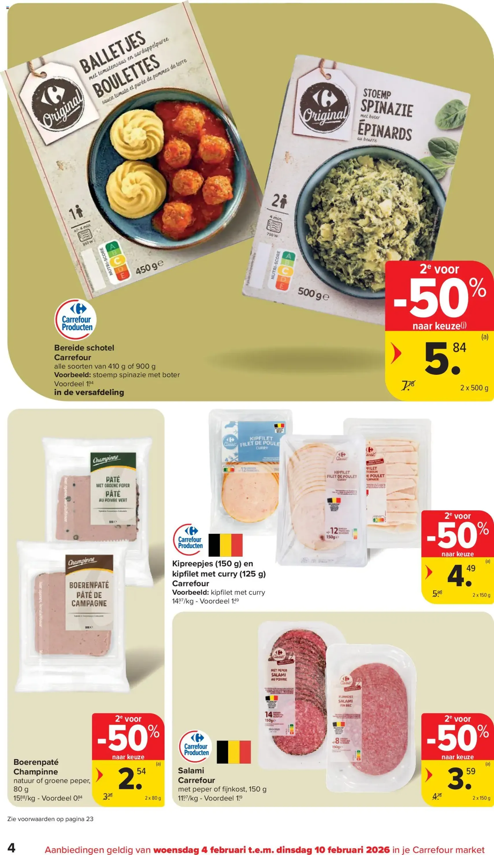 Carrefour market folder week 6 - geldige folder vanaf 04/02/2026 pagina 4 van 24