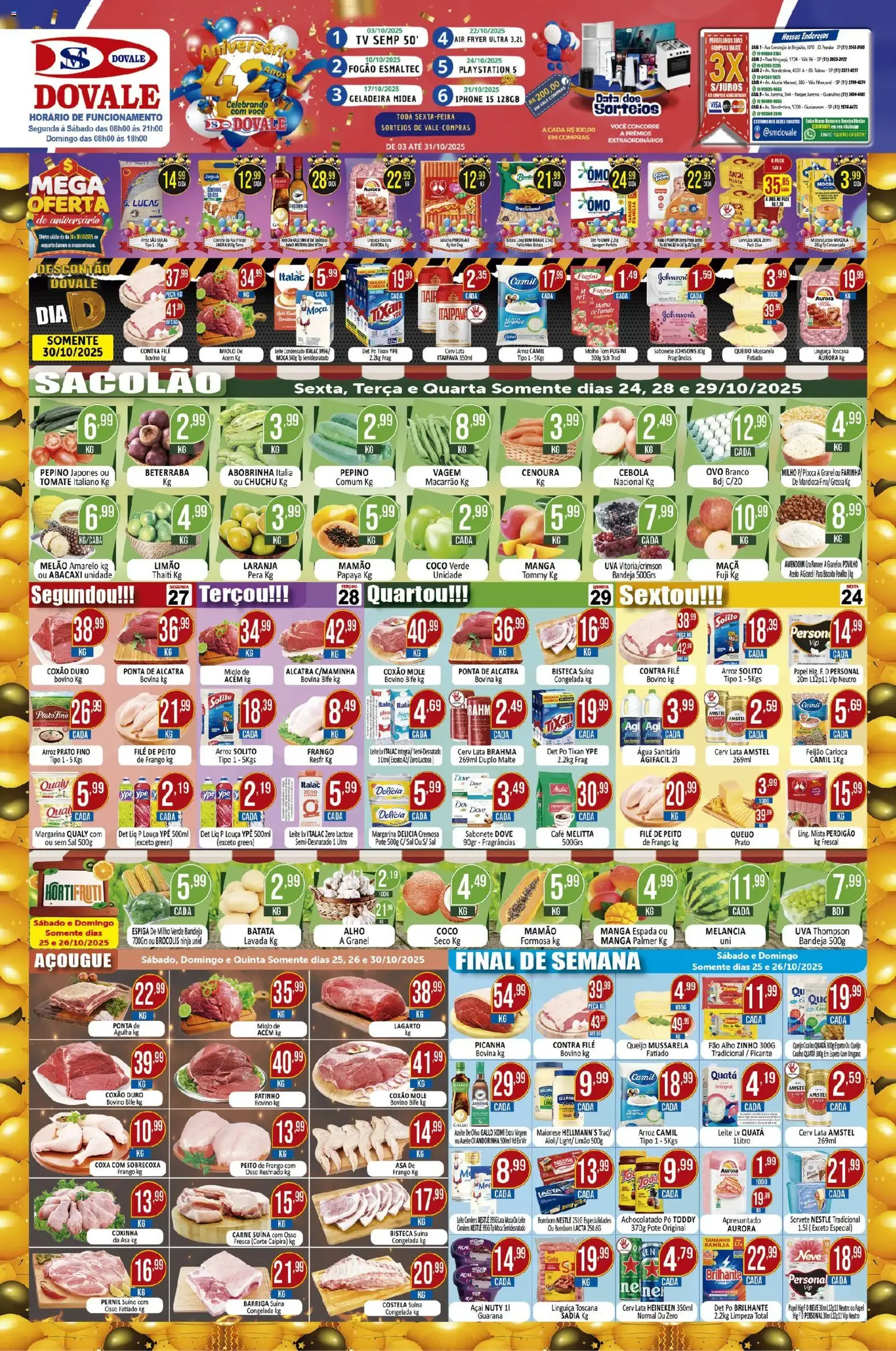 Dovale - Ofertas da semana - folheto válido a partir de 24/10/2025 página 1 de 2