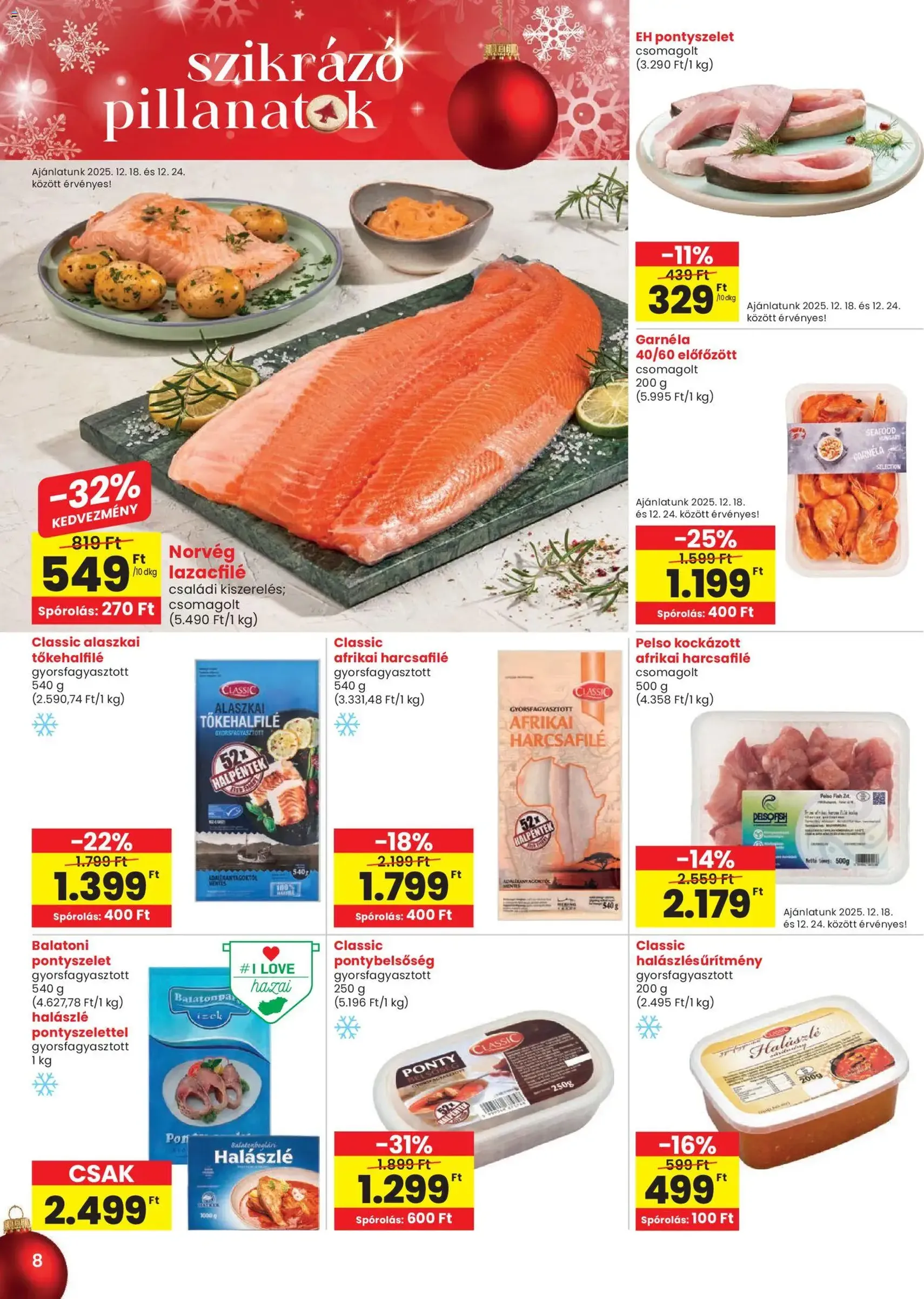 Spar Akciós újság - 2025.12.18. érvényes szórólap 8 oldal 28 oldalból