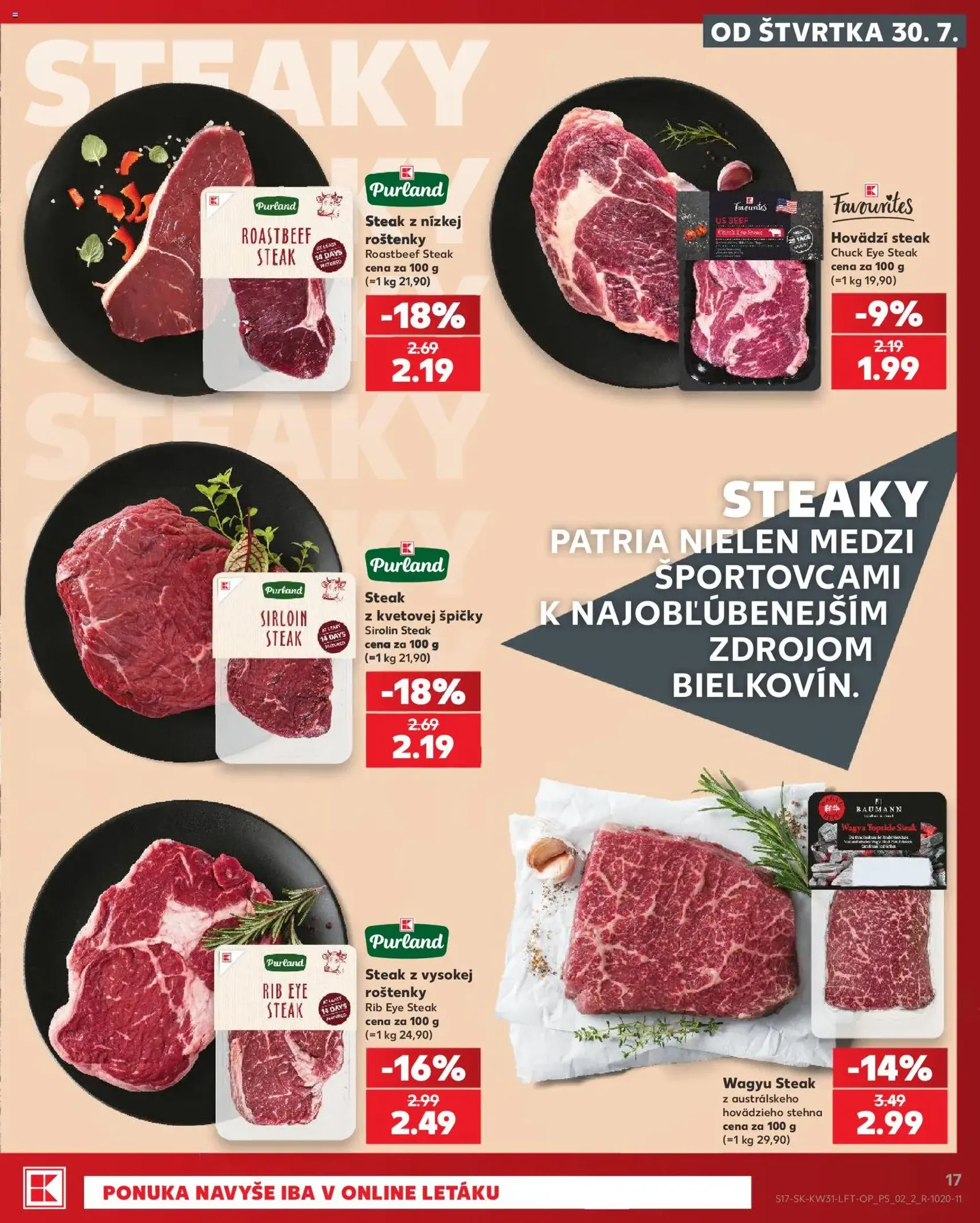 Kaufland leták - platný leták od 30.07.2026 strana 17 z 74