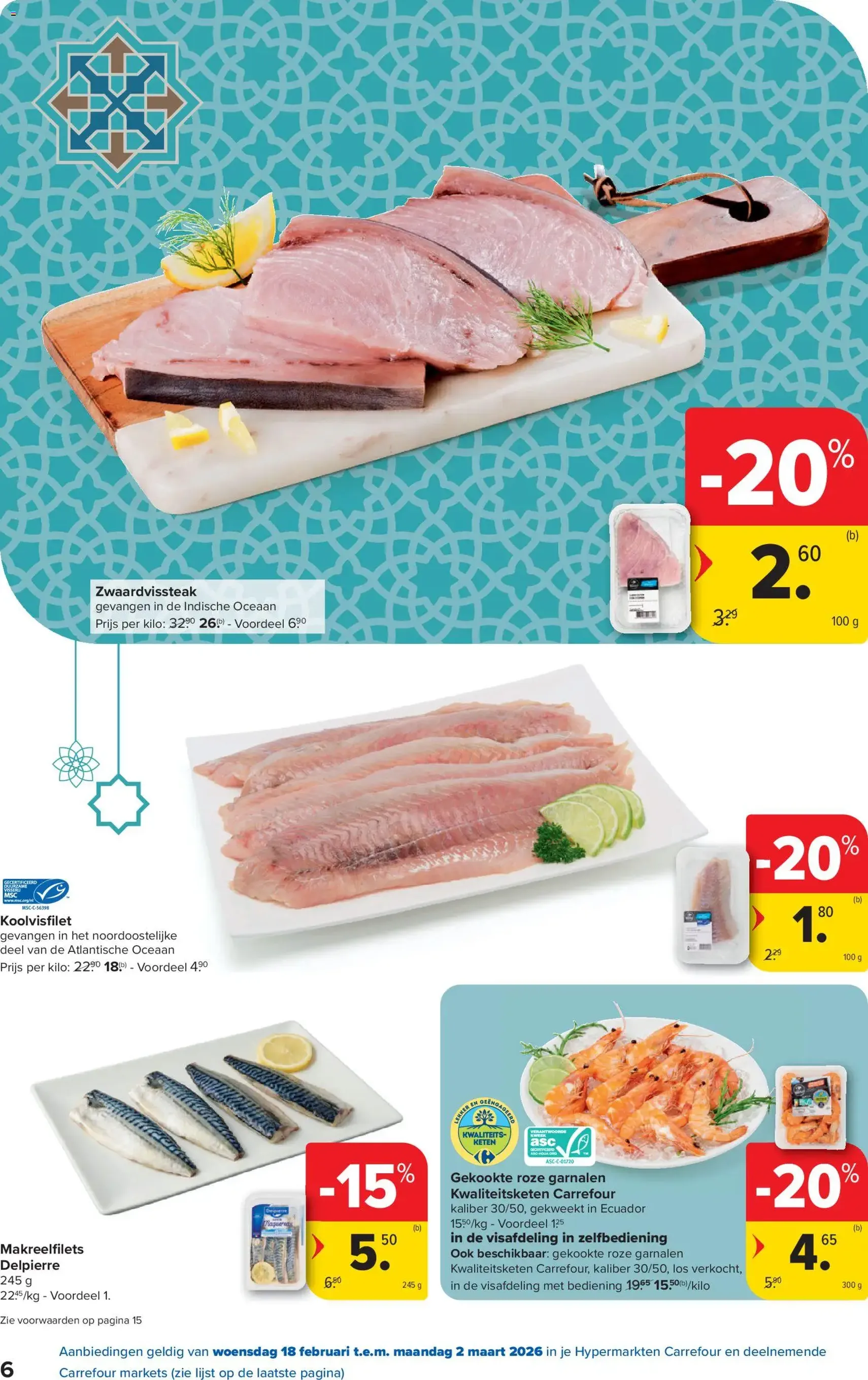 Carrefour folder week 8 - geldige folder vanaf 18/02/2026 pagina 6 van 16
