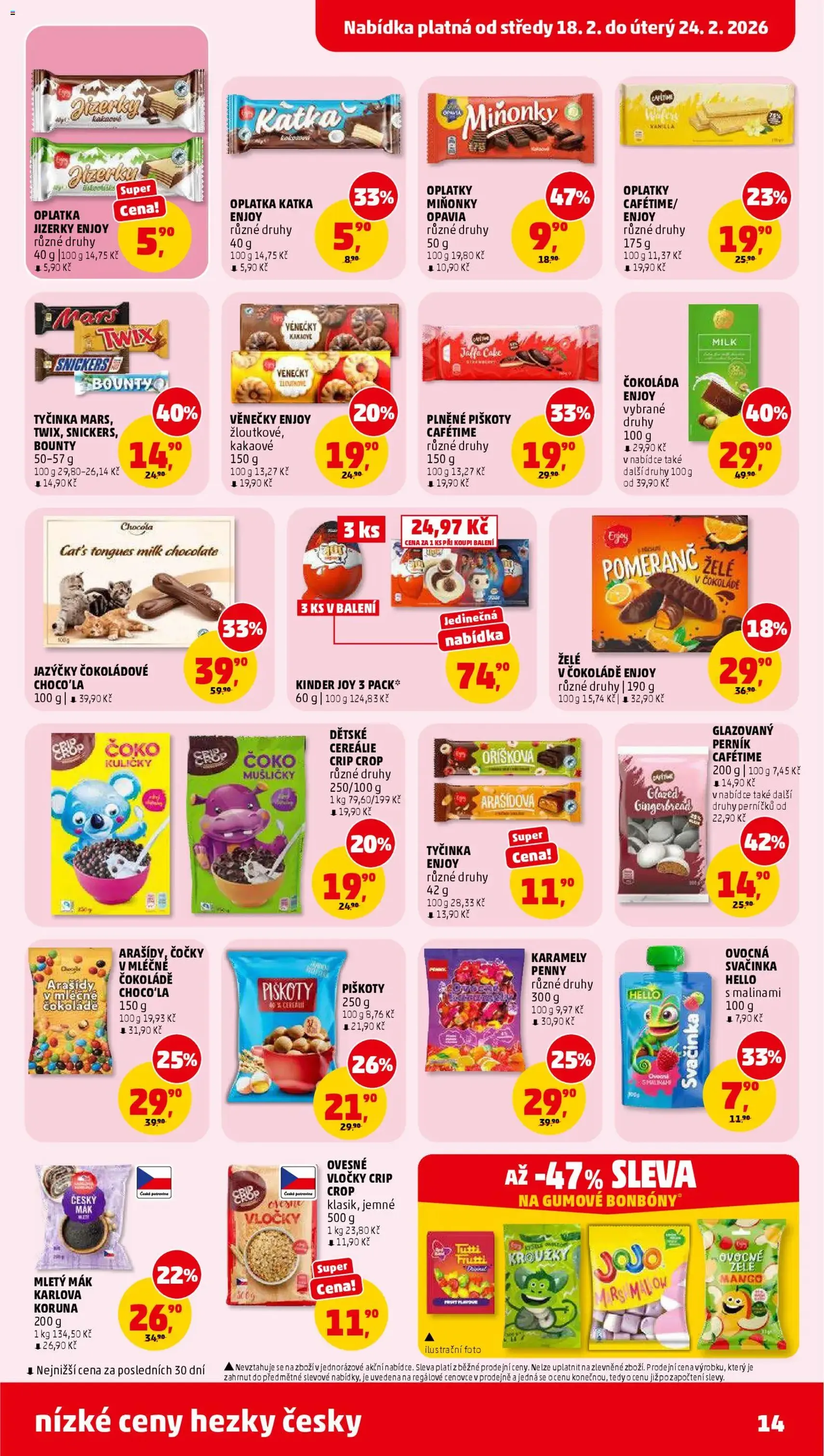 Penny Market leták - Čtvrtečník - platný leták od 18.02.2026 strana 14 z 33