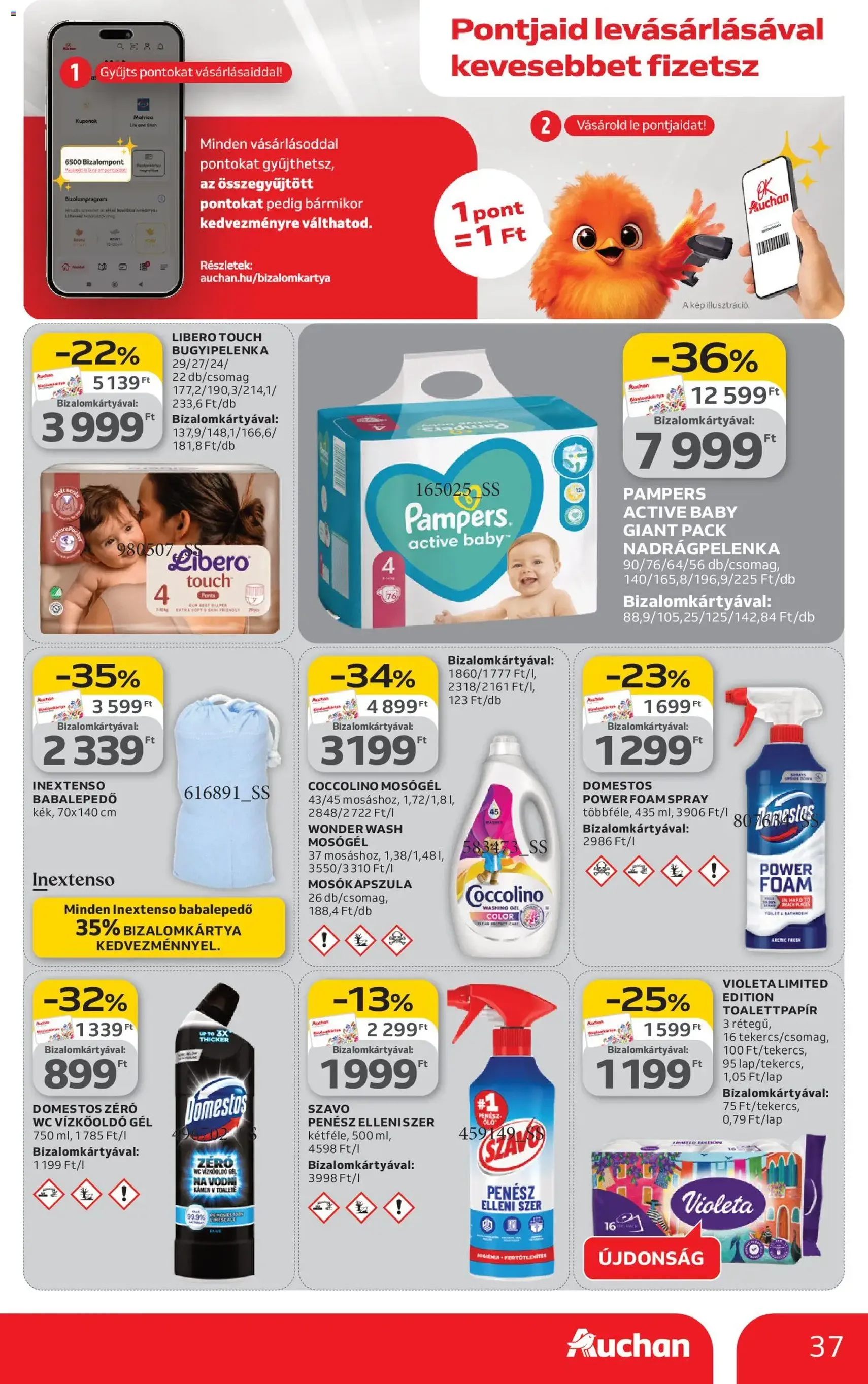 Auchan Akciós újság - 2026.02.19. érvényes szórólap 37 oldal 52 oldalból