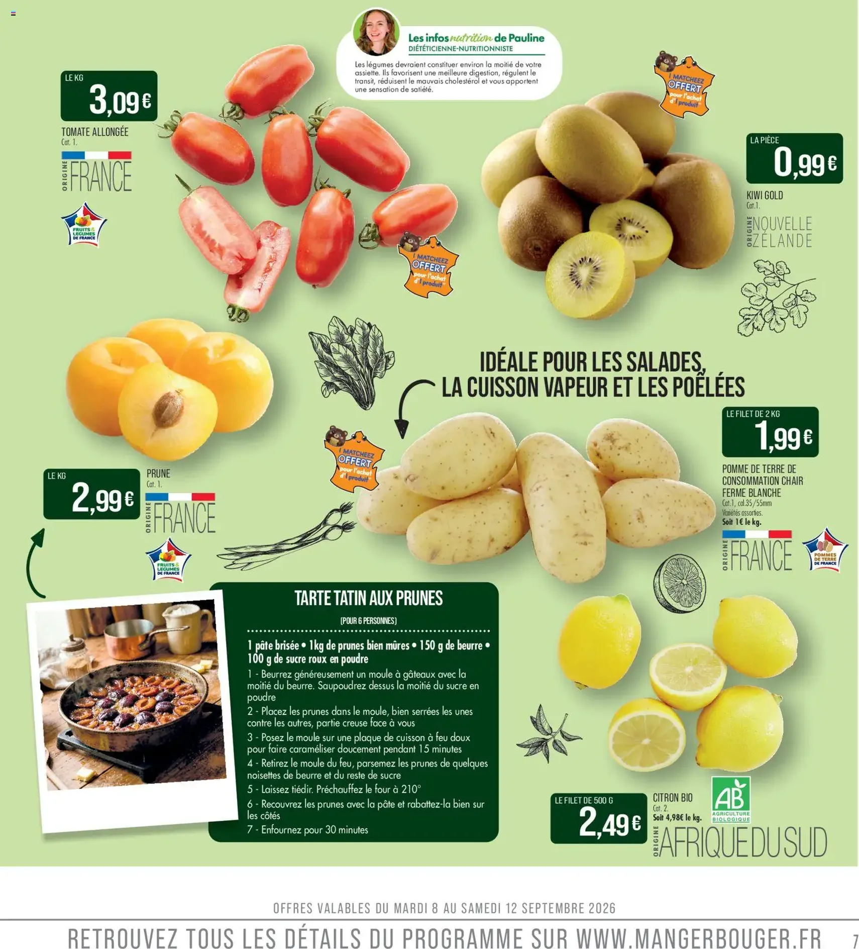 Match Supermarché catalogue - brochure valable à partir du 08/09/2026, page 7 sur 26