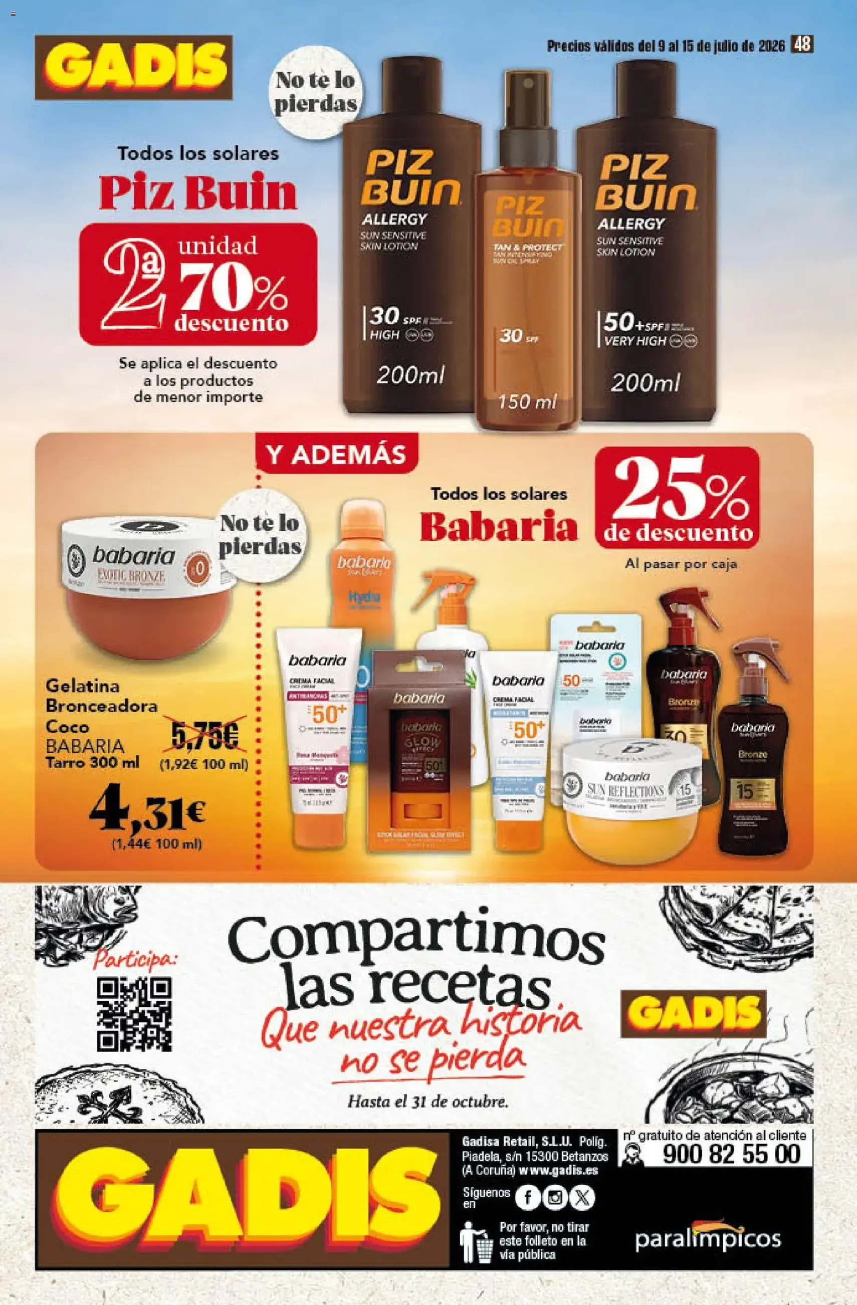 Gadis folleto - folleto válido desde 09/07/2026 página 48 de 48