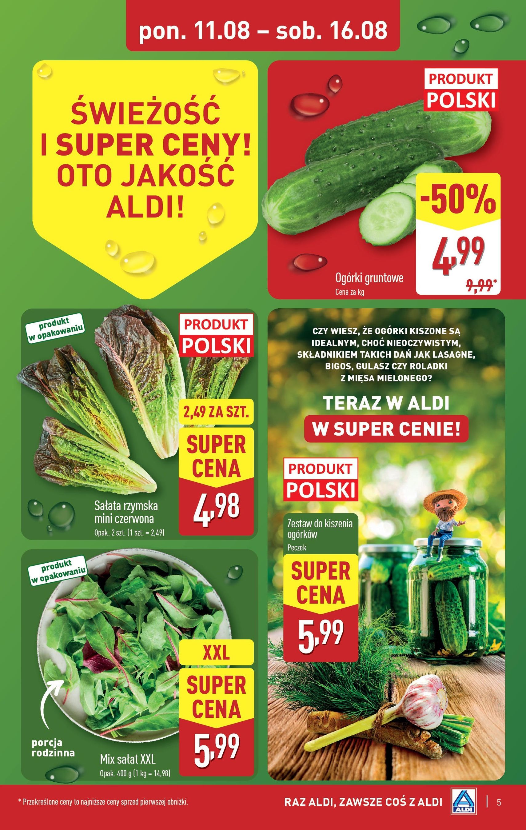 Aldi Gazetka - ważny gazetka od 11.08.2025 strona 5 z 40 Aldi Gazetka - ważny gazetka od 11.08.2025 strona 5 z 40