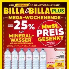 Billa - Flugblatt - Prospekt Vorschau gültig ab 01.07.2026