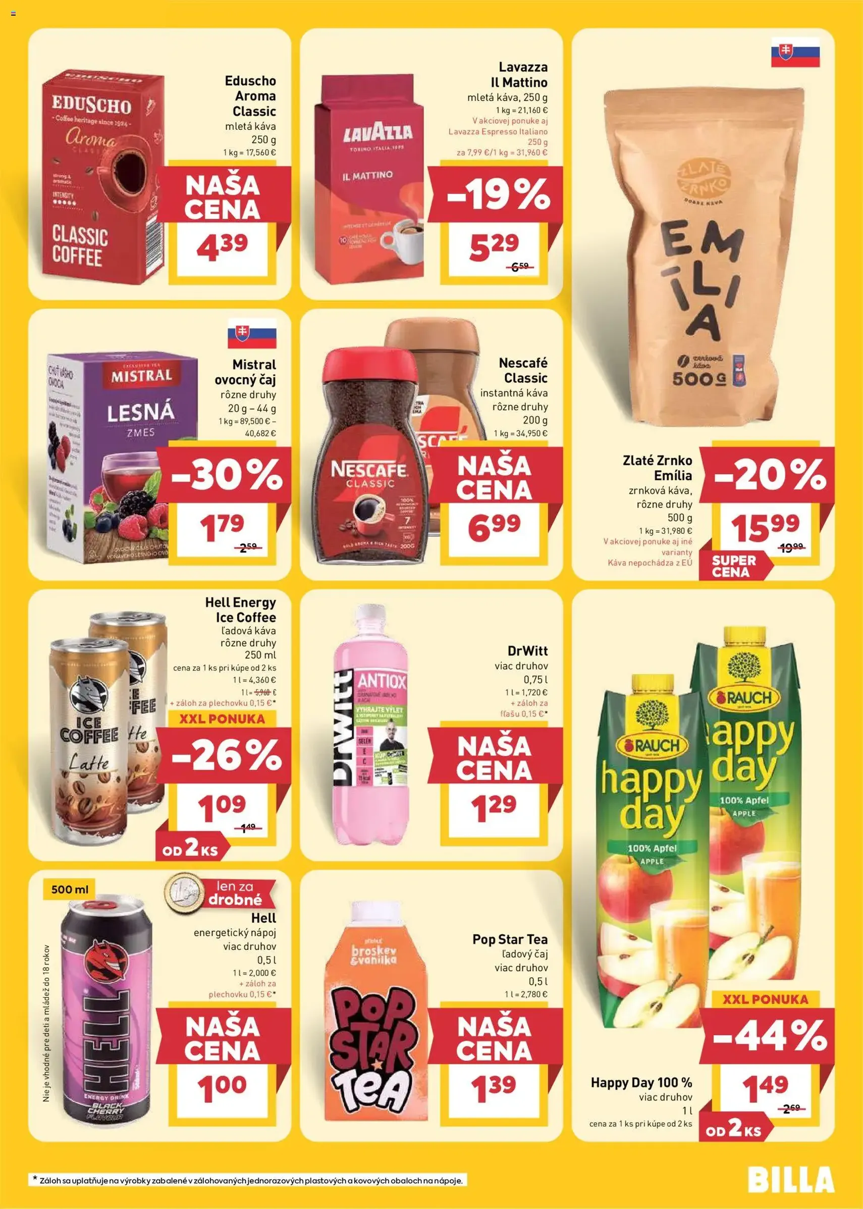 Billa leták - platný leták od 22.04.2026 strana 19 z 30