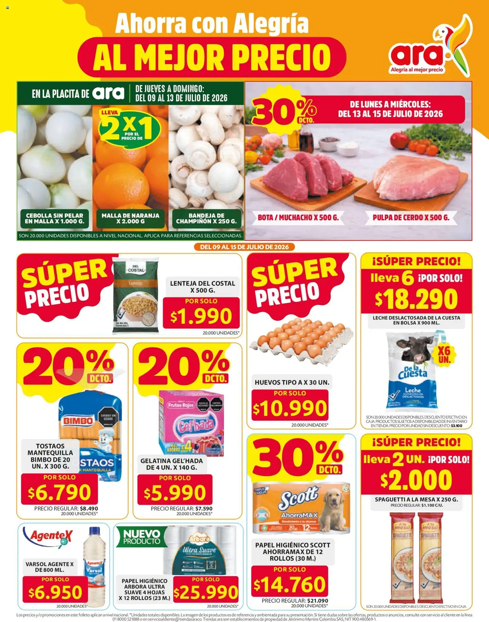 Ara catálogo Ahorra con precios bajos y ofertas - folleto válido desde 09/07/2026 página 16 de 16