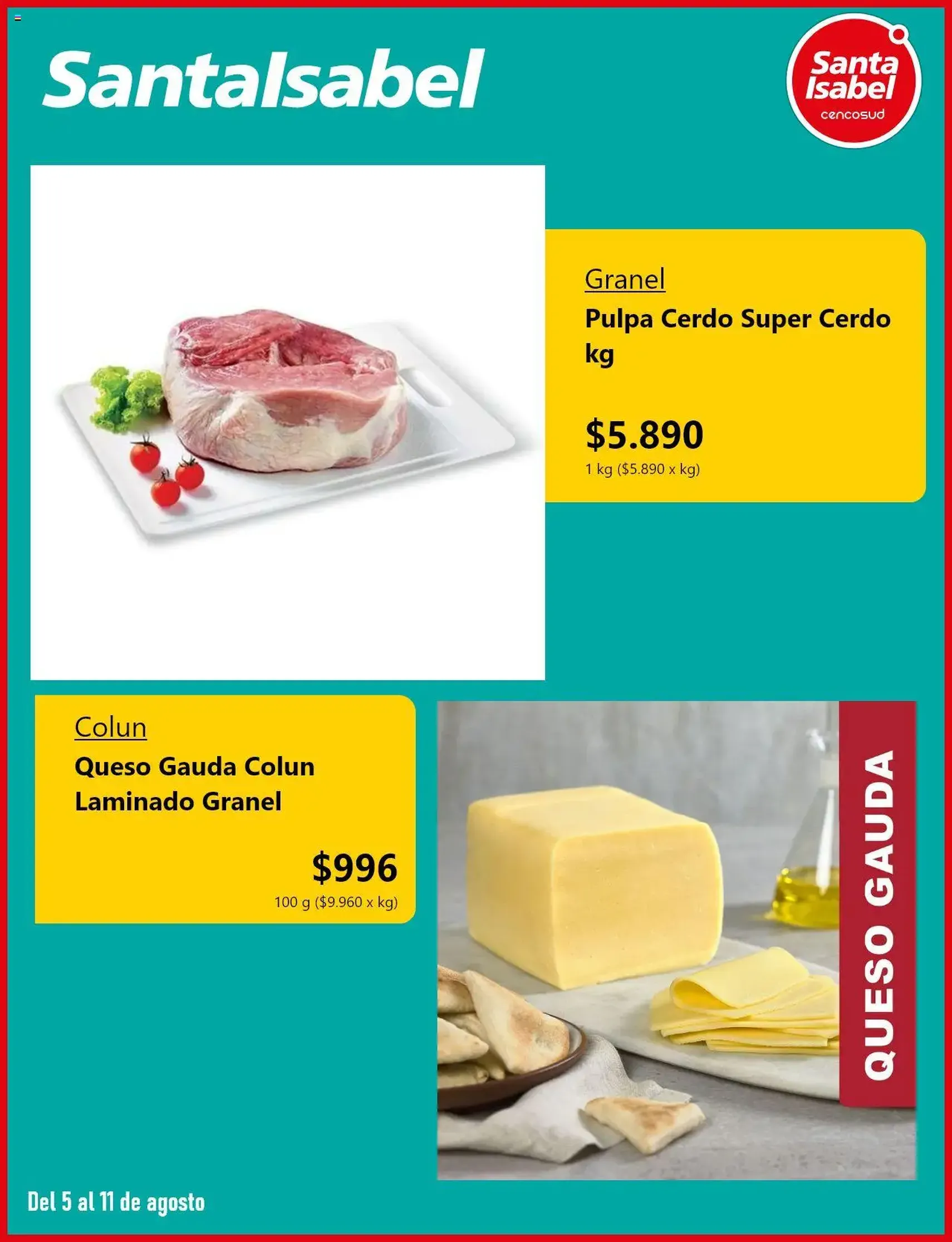Santa Isabel ofertas - folleto válido desde 04.08.2025 página 2 de 5
