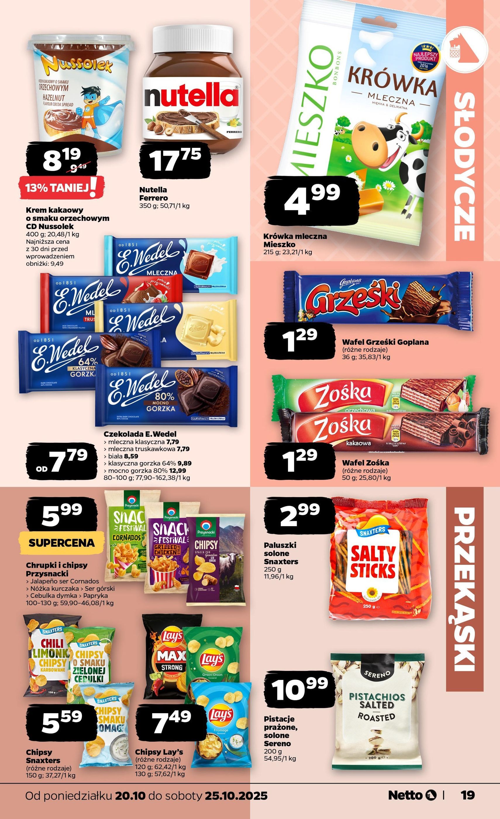 Netto gazetka - Spożywcza - ważny gazetka od 20.10.2025 strona 19 z 34 Netto gazetka - Spożywcza - ważny gazetka od 20.10.2025 strona 19 z 34