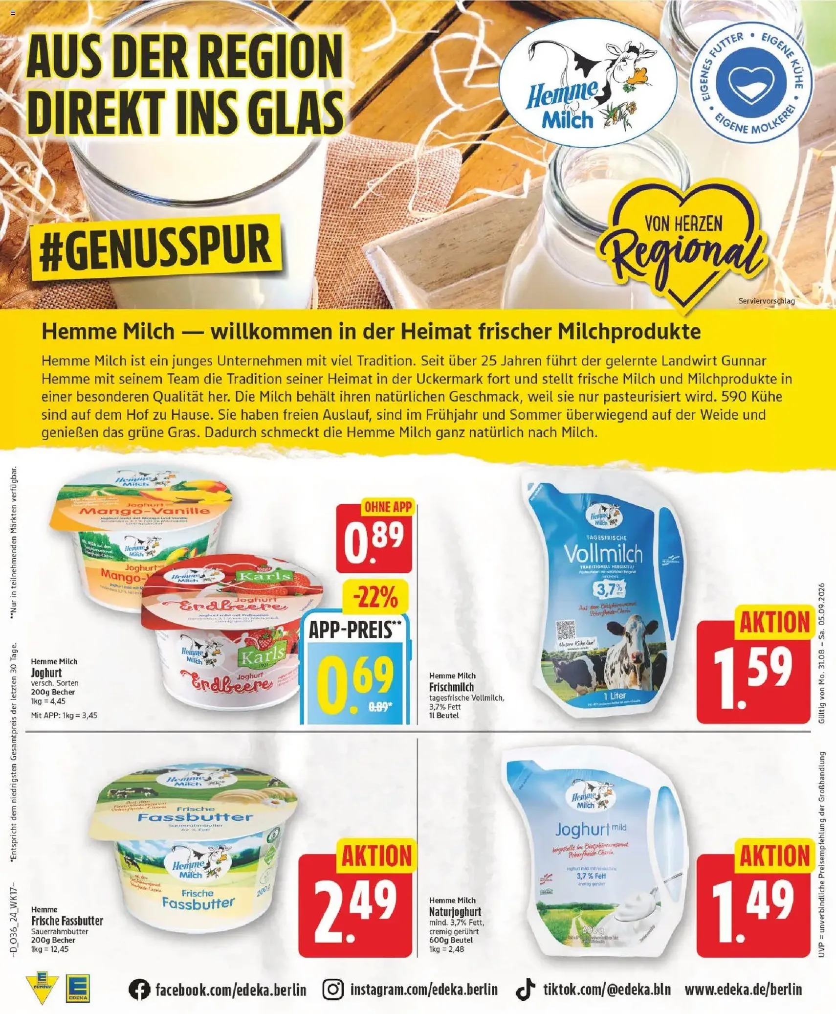 Edeka Prospekt - Gültiger Prospekt ab 31.08.2026, Seite 24 von insgesamt 30
