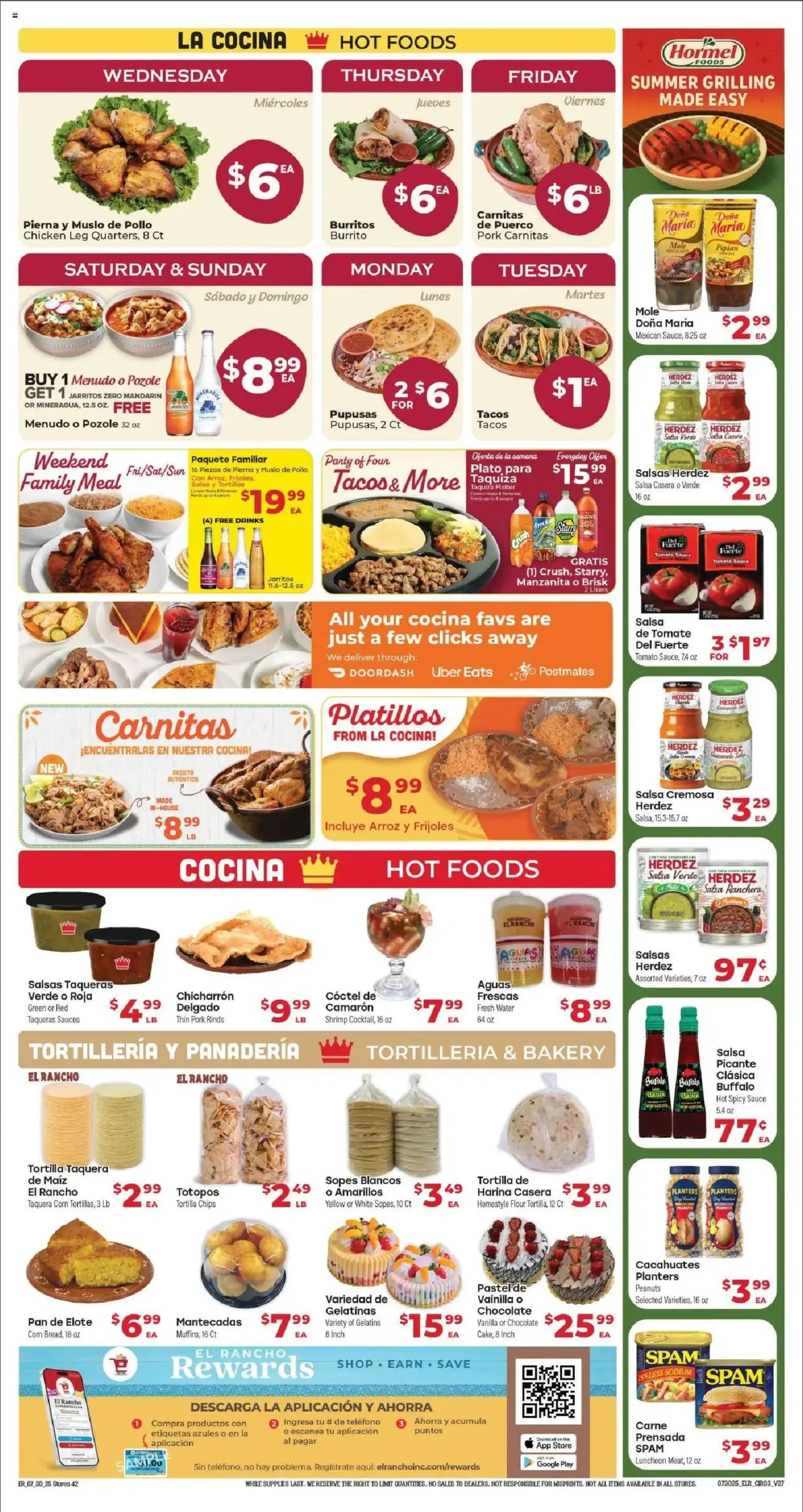 El Rancho Weekly Ad - valid flyer from 07/30/2025, page 3 of 4