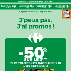 Carrefour contact catalogue - Prévisualisation du catalogue valable à partir du 21/04/2026