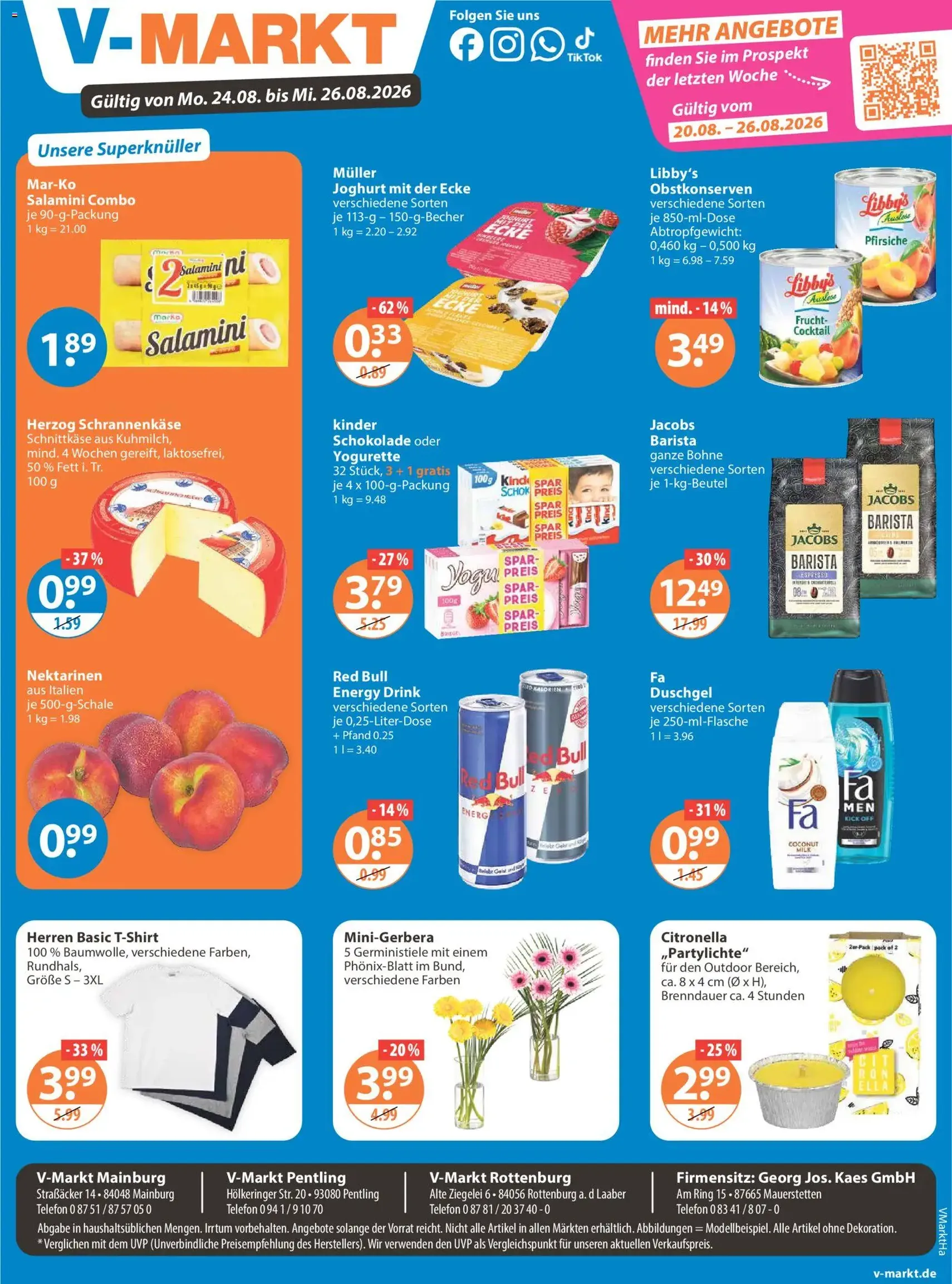 V-Markt Angebote - Gültiger Prospekt ab 20.08.2026, Seite 19 von insgesamt 26