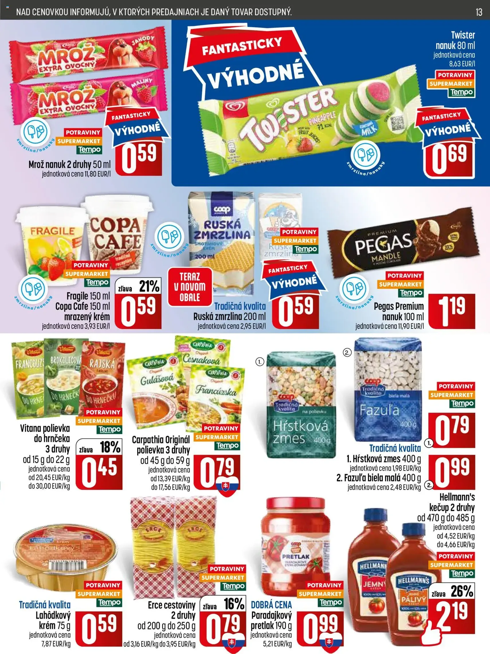COOP Jednota leták - platný leták od 25.06.2026 strana 13 z 32