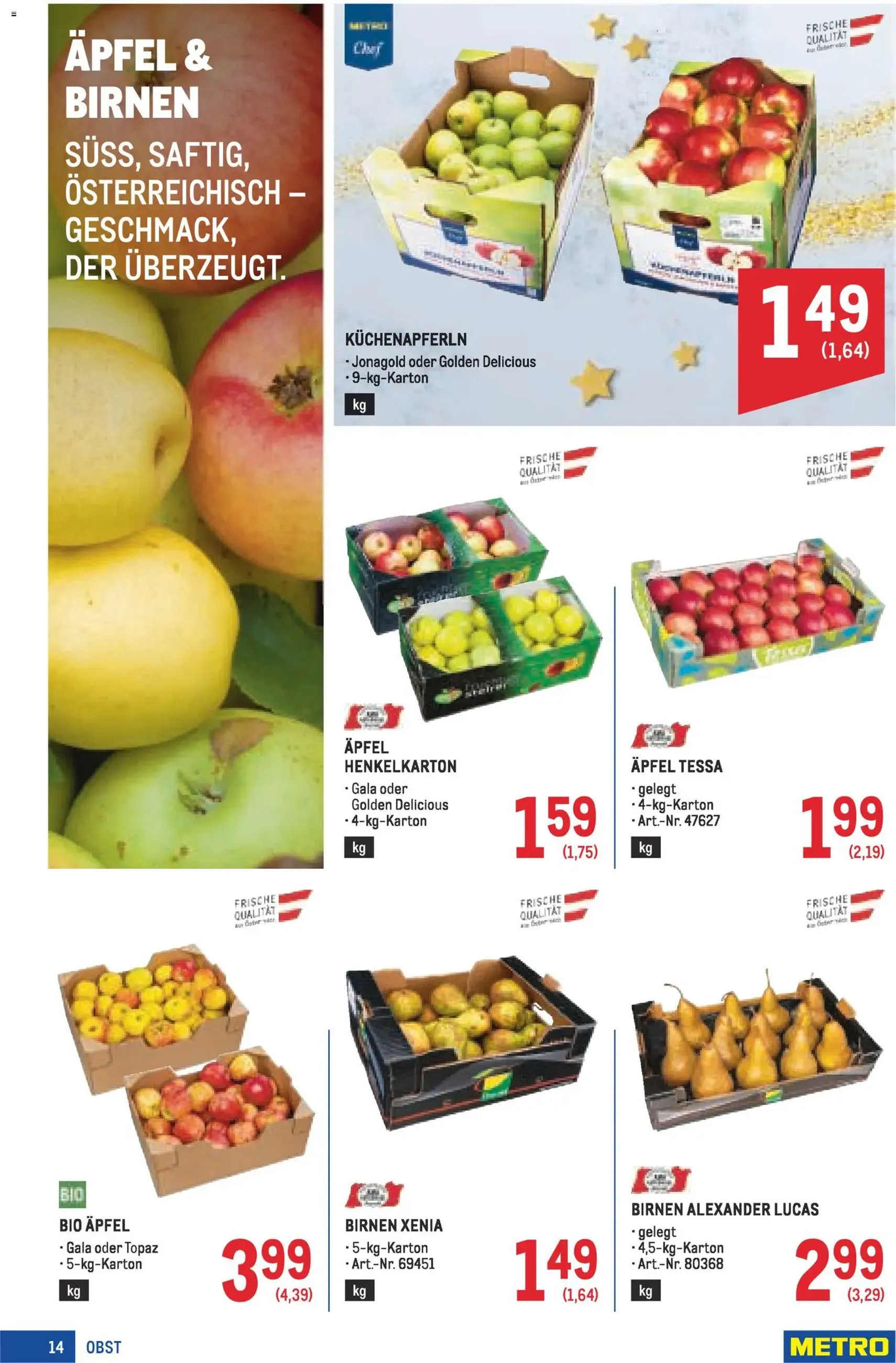 Metro angebote Profi - Gültiger Prospekt ab 13.11.2025, Seite 14 von insgesamt 64