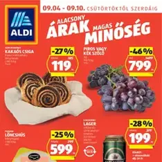 Aldi Akciós újság - szórólap előnézete érvényes 2025.09.04. -tól