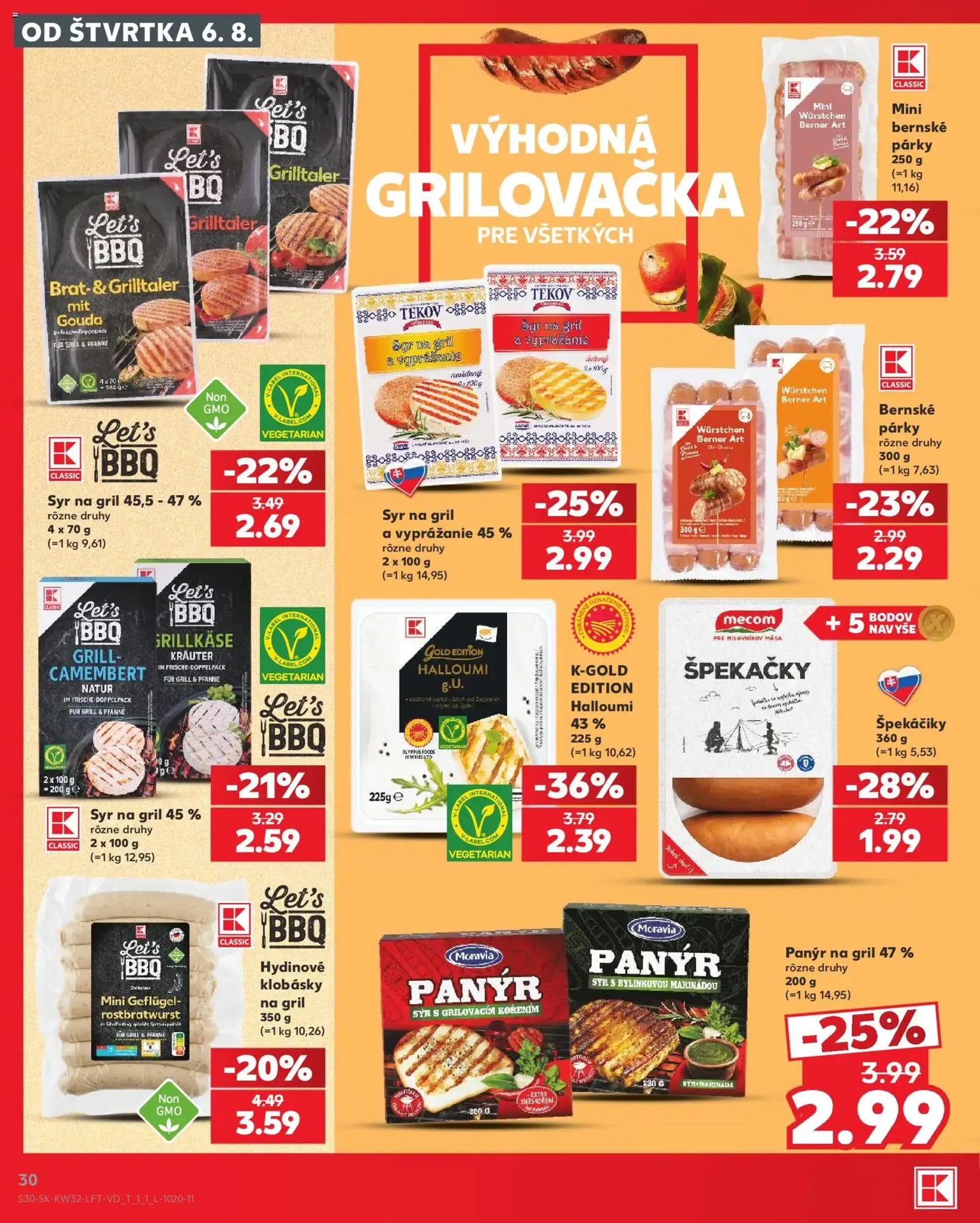 Kaufland SK akciós újság - 2026.08.06. érvényes szórólap 30 oldal 78 oldalból
