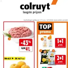 Colruyt folder / publicité - voorvertoning van de folder geldig vanaf 01/07/2026