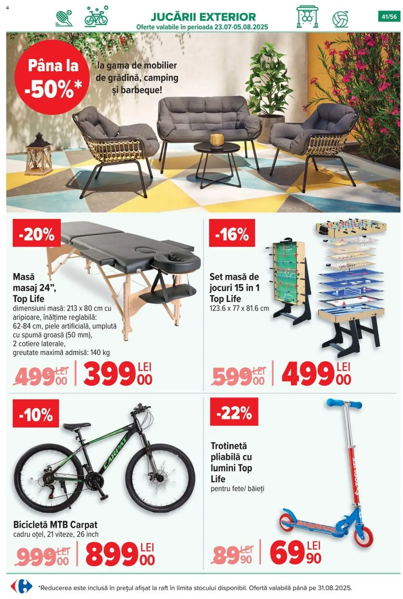 Catalog Carrefour - cataloage valabile începând cu 23.07.2025 pagina 42 din 54 Catalog Carrefour - cataloage valabile începând cu 23.07.2025 pagina 42 din 54