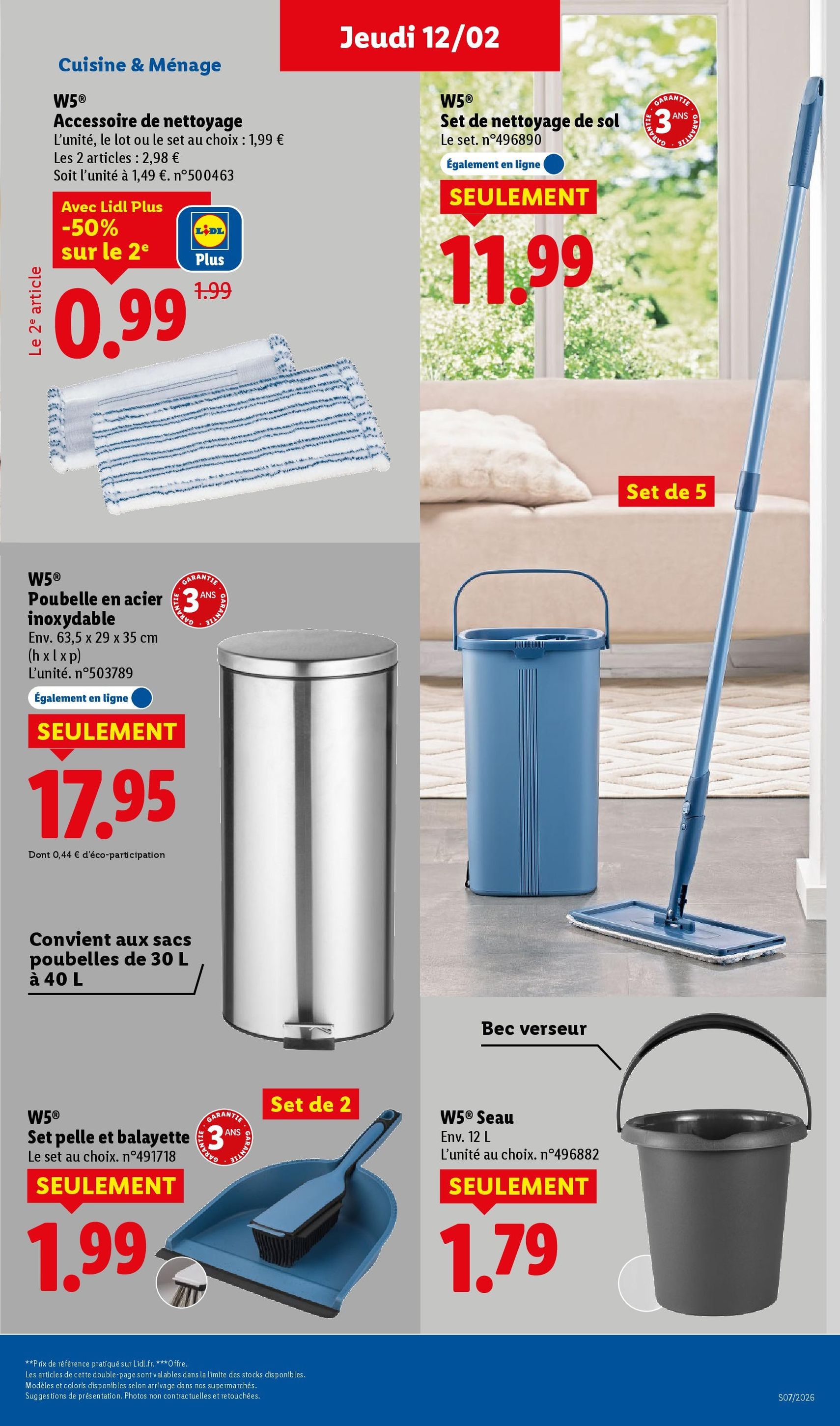 LIDL catalogue semaine 7 - brochure valable à partir du 12/02/2026, page 39 sur 79