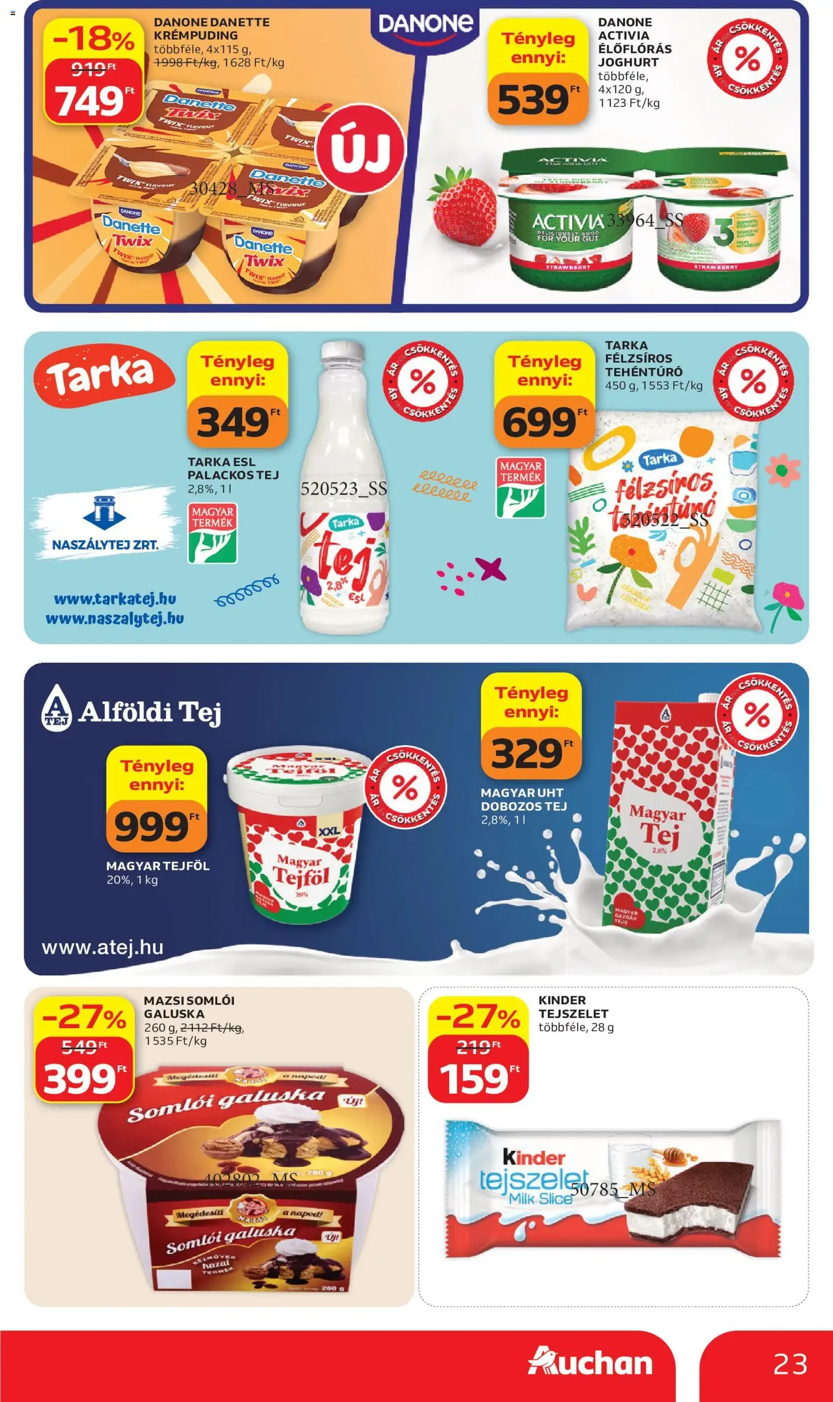 Auchan akciós újság - 2026.07.02. érvényes szórólap 23 oldal 56 oldalból