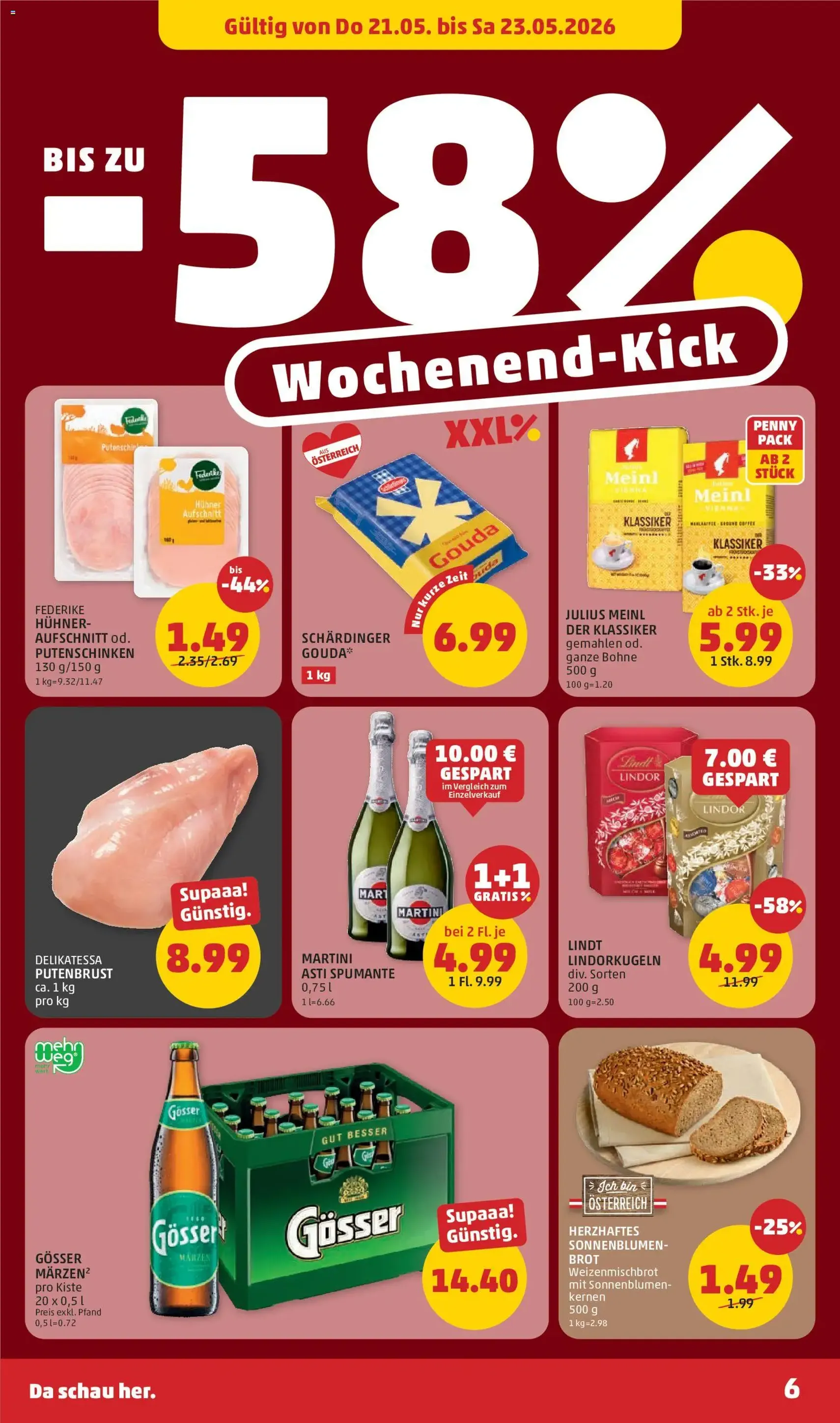Penny Markt Flugblatt - Gültiger Prospekt ab 21.05.2026, Seite 6 von insgesamt 32