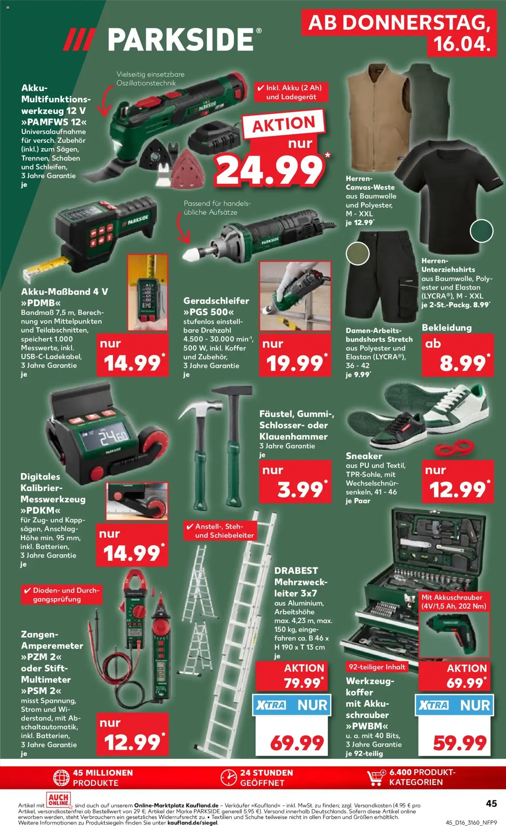 Kaufland Prospekt - Gültiger Prospekt ab 16.04.2026, Seite 45 von insgesamt 58