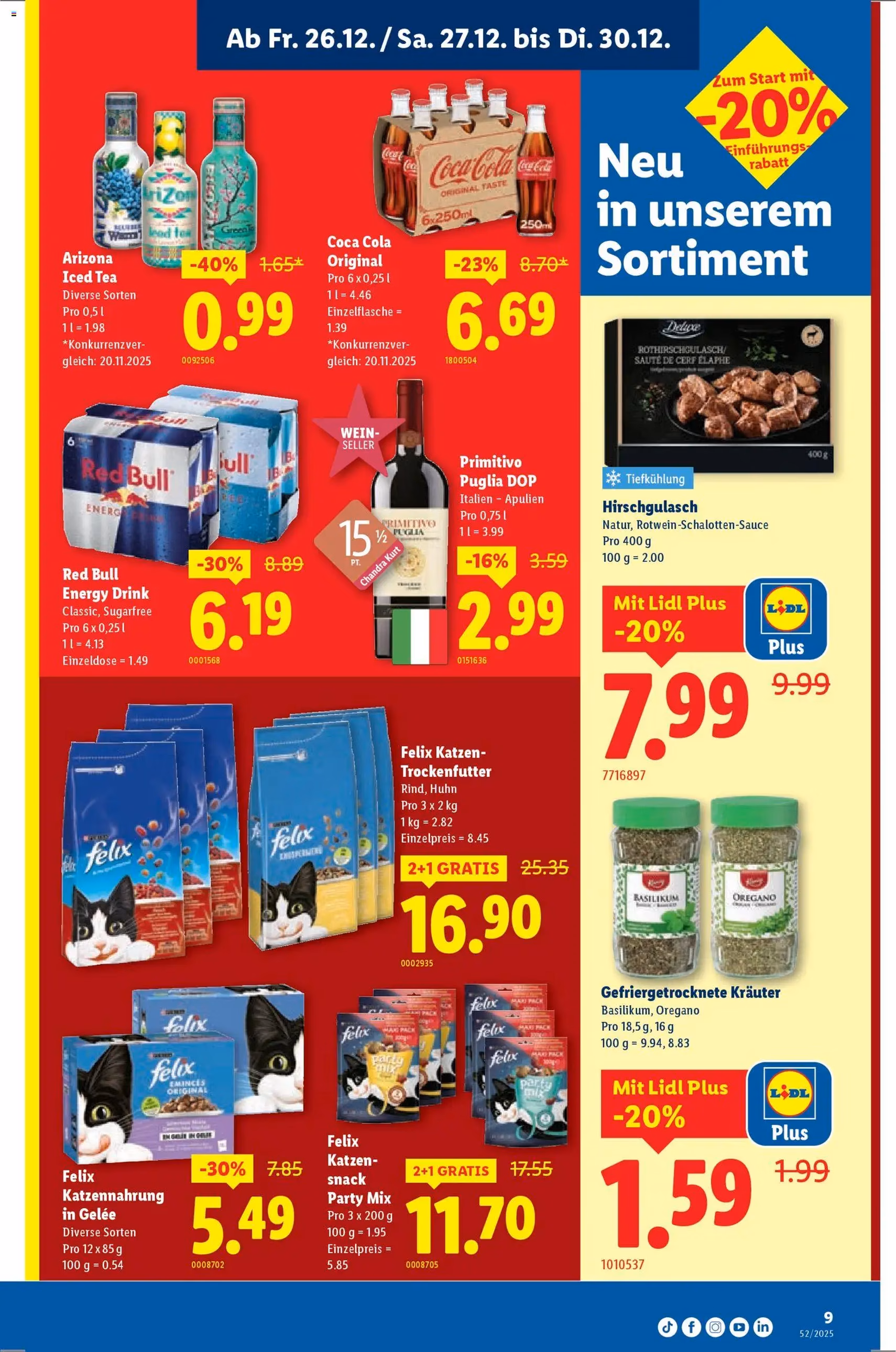Lidl Aktionen - Gültiger Prospekt ab 26.12.2025, Seite 9 von insgesamt 24