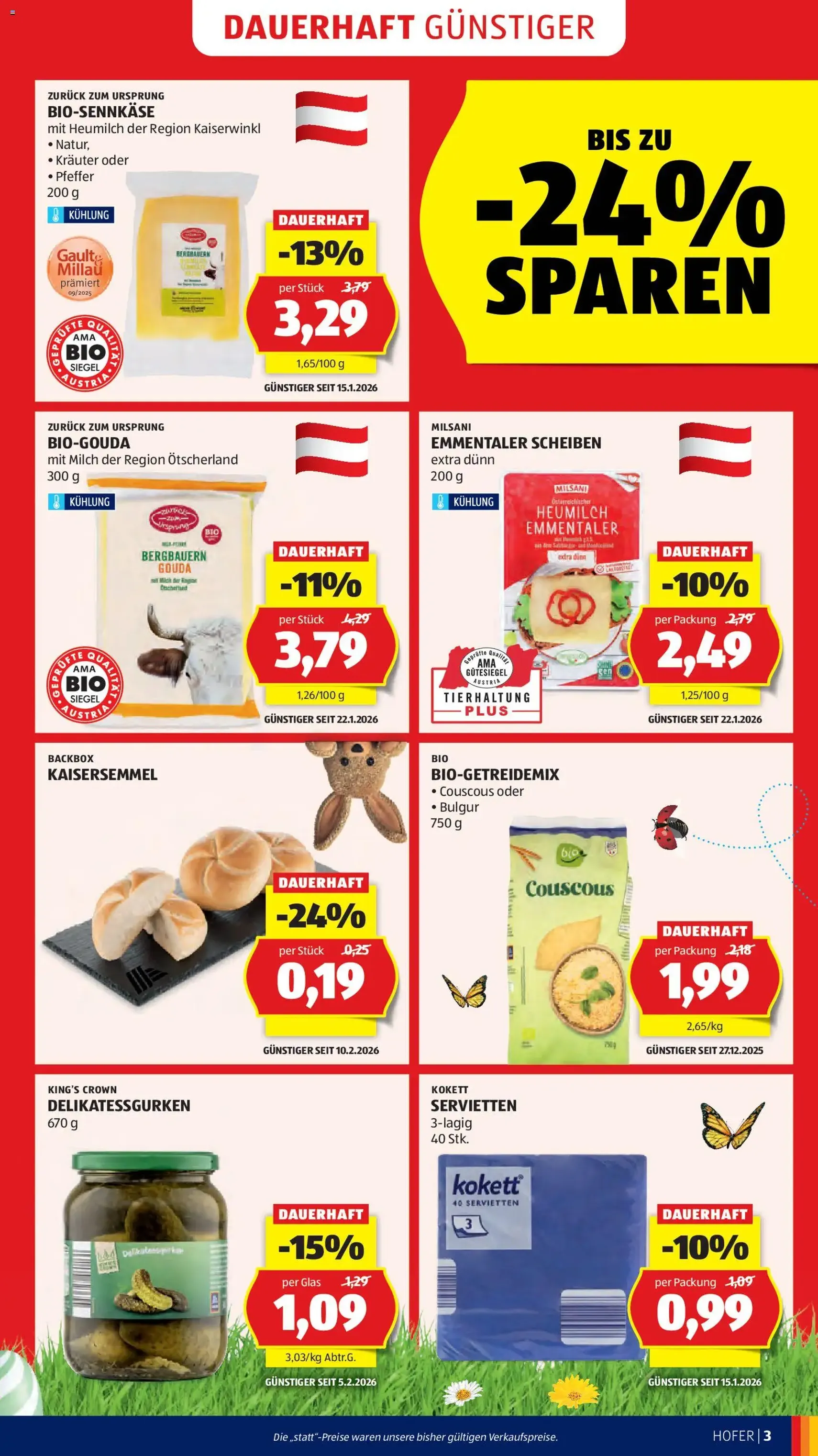 Hofer Flugblatt - Gültiger Prospekt ab 23.03.2026, Seite 5 von insgesamt 49