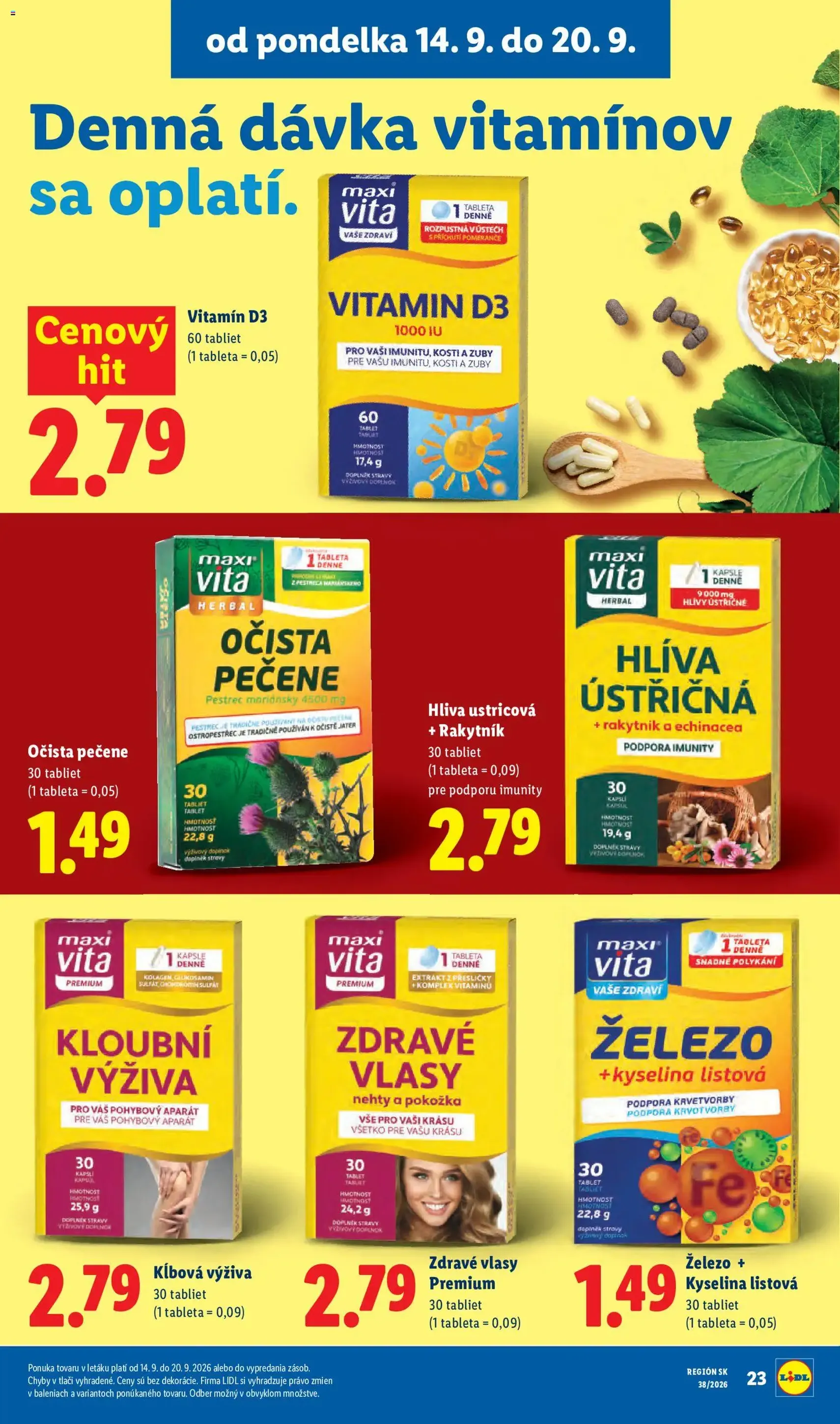 Lidl leták - platný leták od 14.09.2026 strana 34 z 105