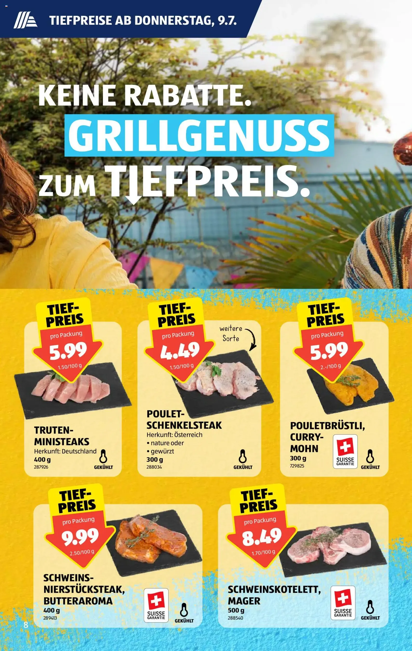 Aldi aktionen - Gültiger Prospekt ab 09.07.2026, Seite 8 von insgesamt 44