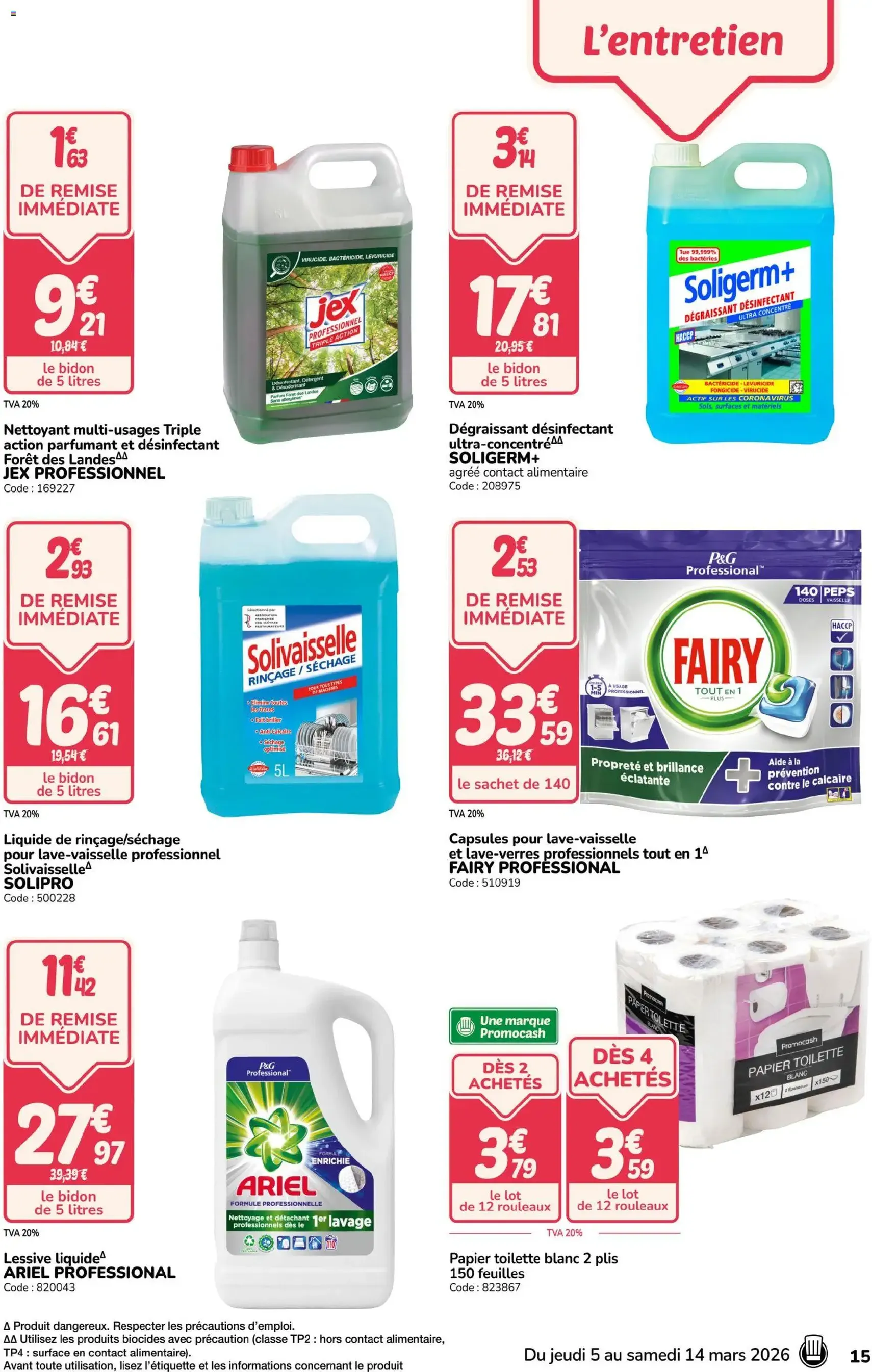 Promocash catalogue - brochure valable à partir du 05/03/2026, page 15 sur 24