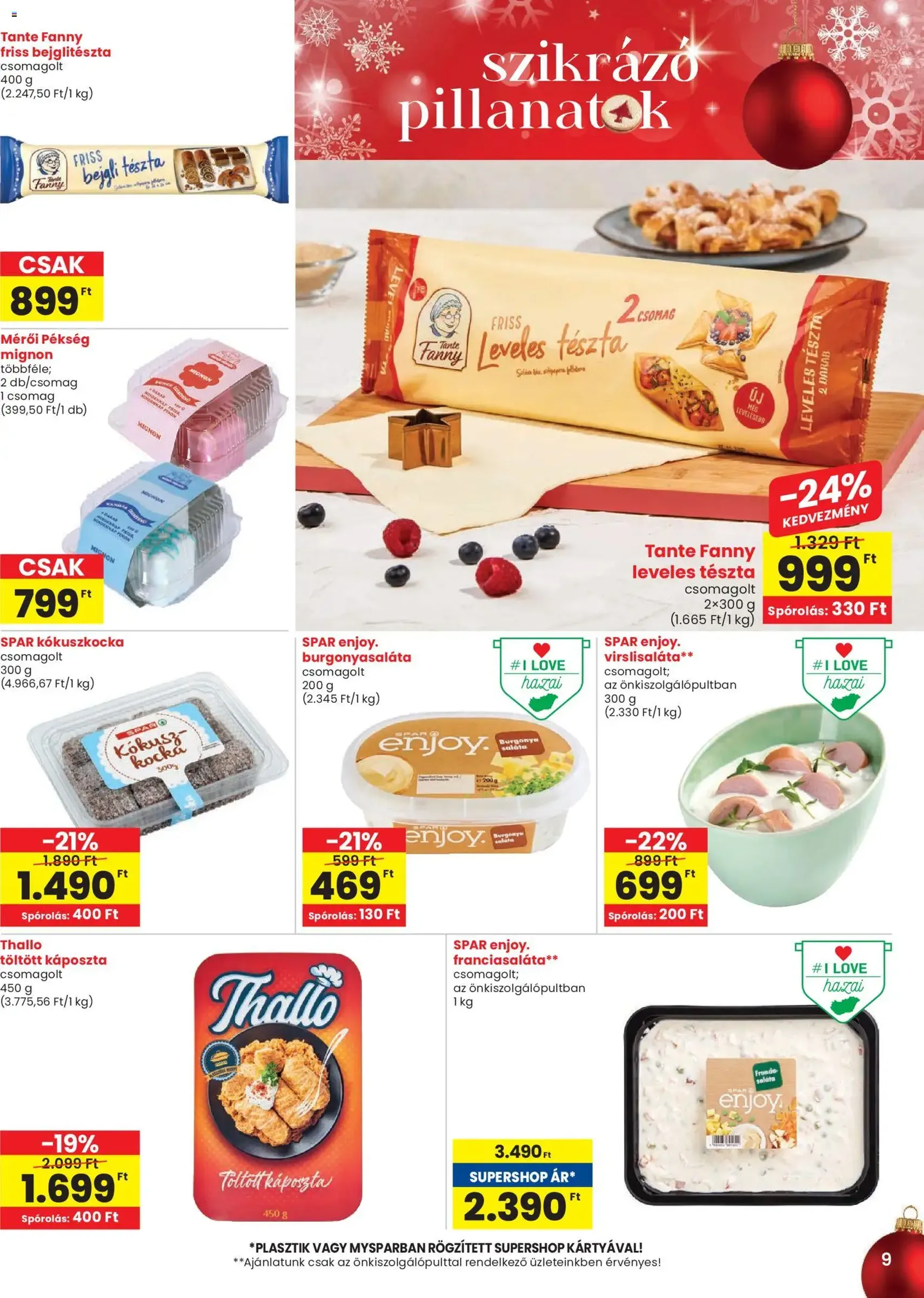 Spar Akciós újság - 2025.12.18. érvényes szórólap 9 oldal 28 oldalból