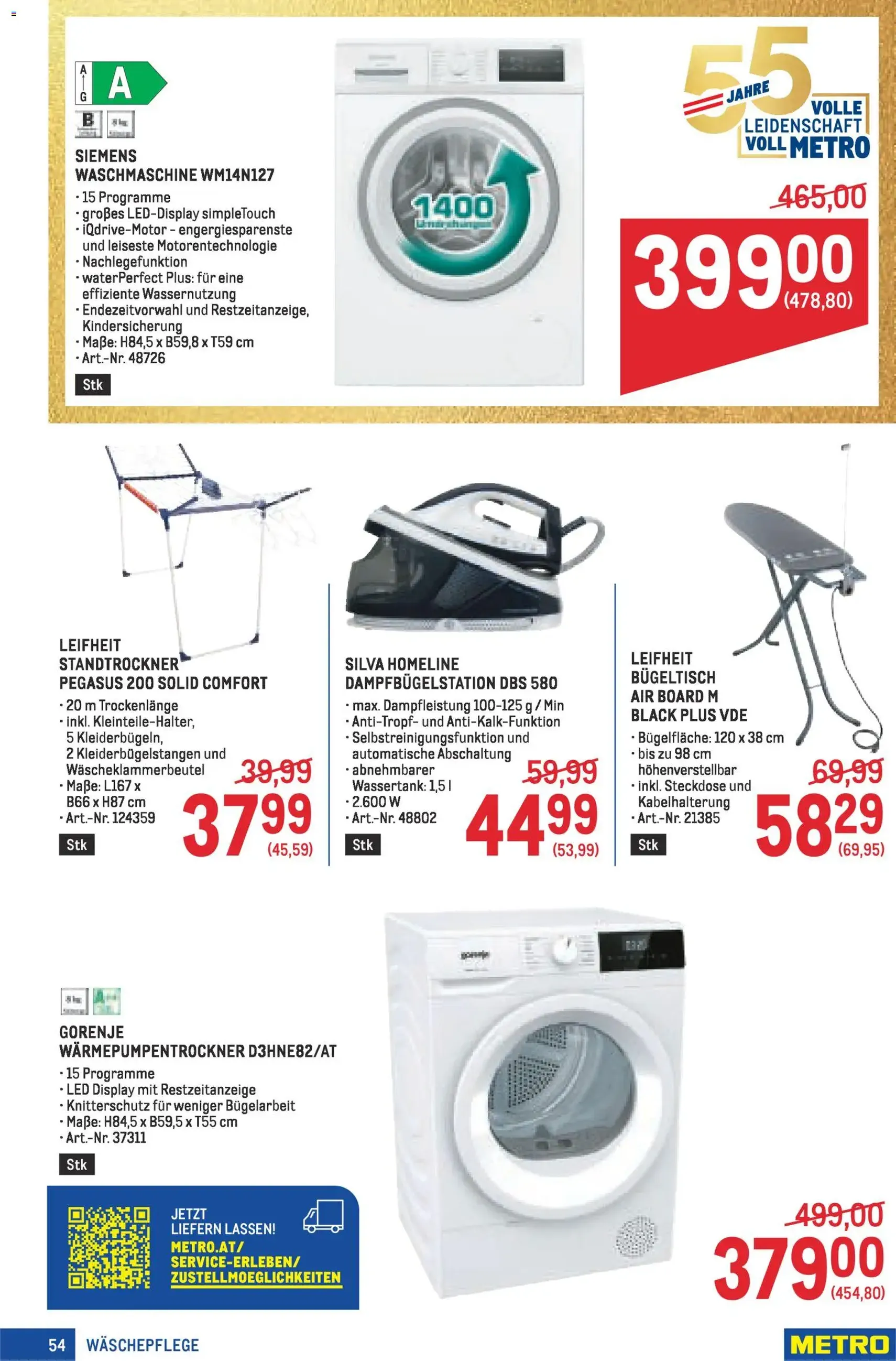 Metro angebote Profi - Gültiger Prospekt ab 19.02.2026, Seite 54 von insgesamt 64