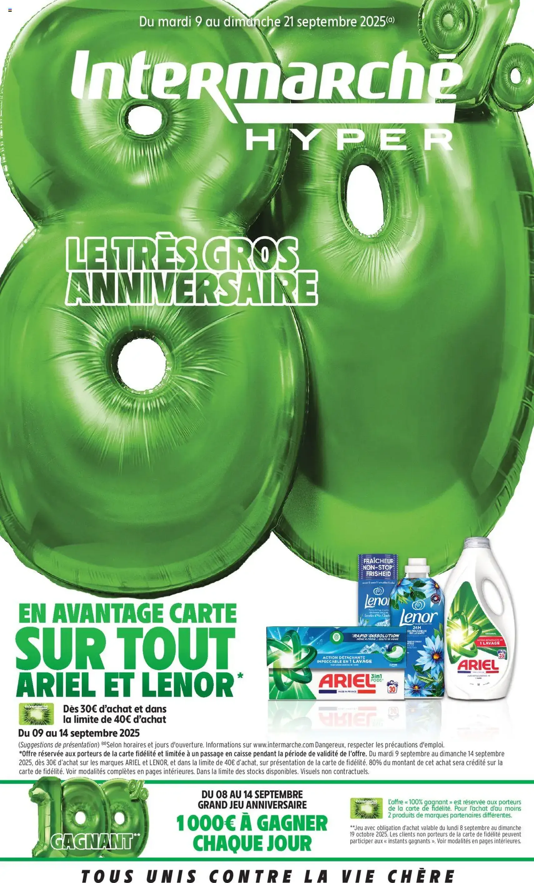 Intermarché - C'est le très gros anniversaire - brochure valable à partir du 09/09/2025, page 1 sur 36 Intermarché - C'est le très gros anniversaire - brochure valable à partir du 09/09/2025, page 1 sur 36