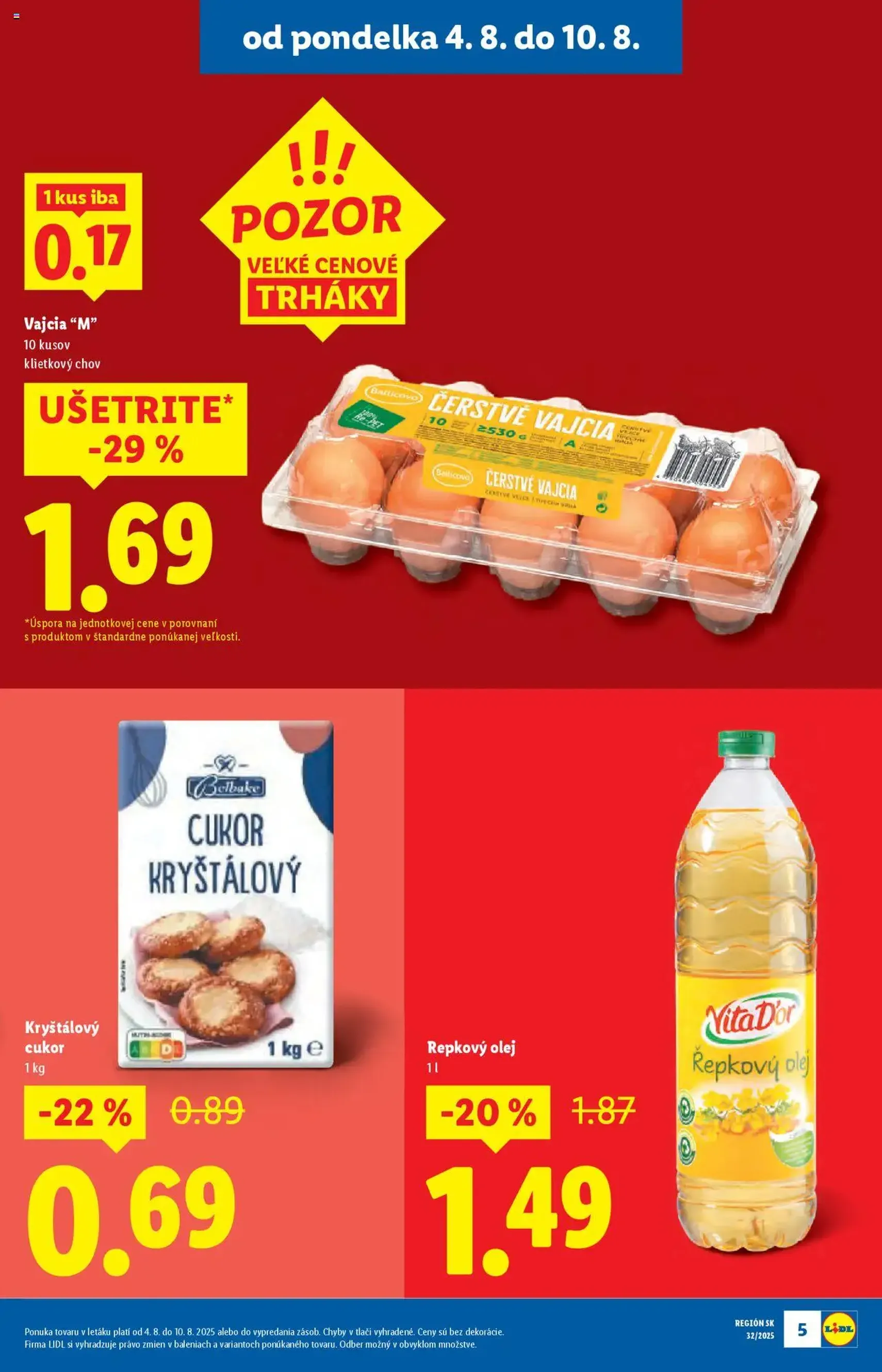 Lidl leták - platný leták od 04.08.2025 strana 5 z 98