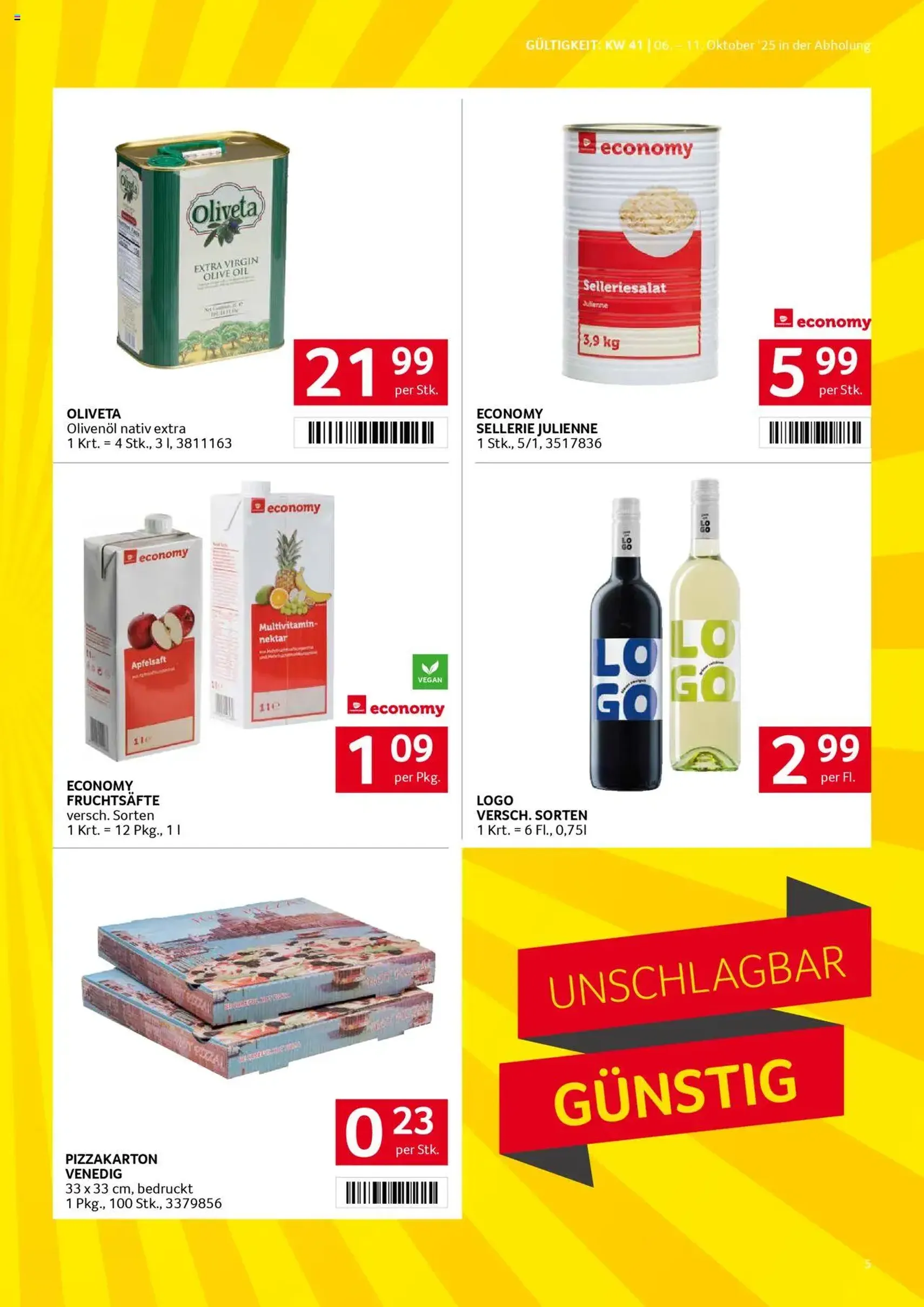 Transgourmet Flugblatt - Gültiger Prospekt ab 05.10.2025, Seite 5 von insgesamt 26