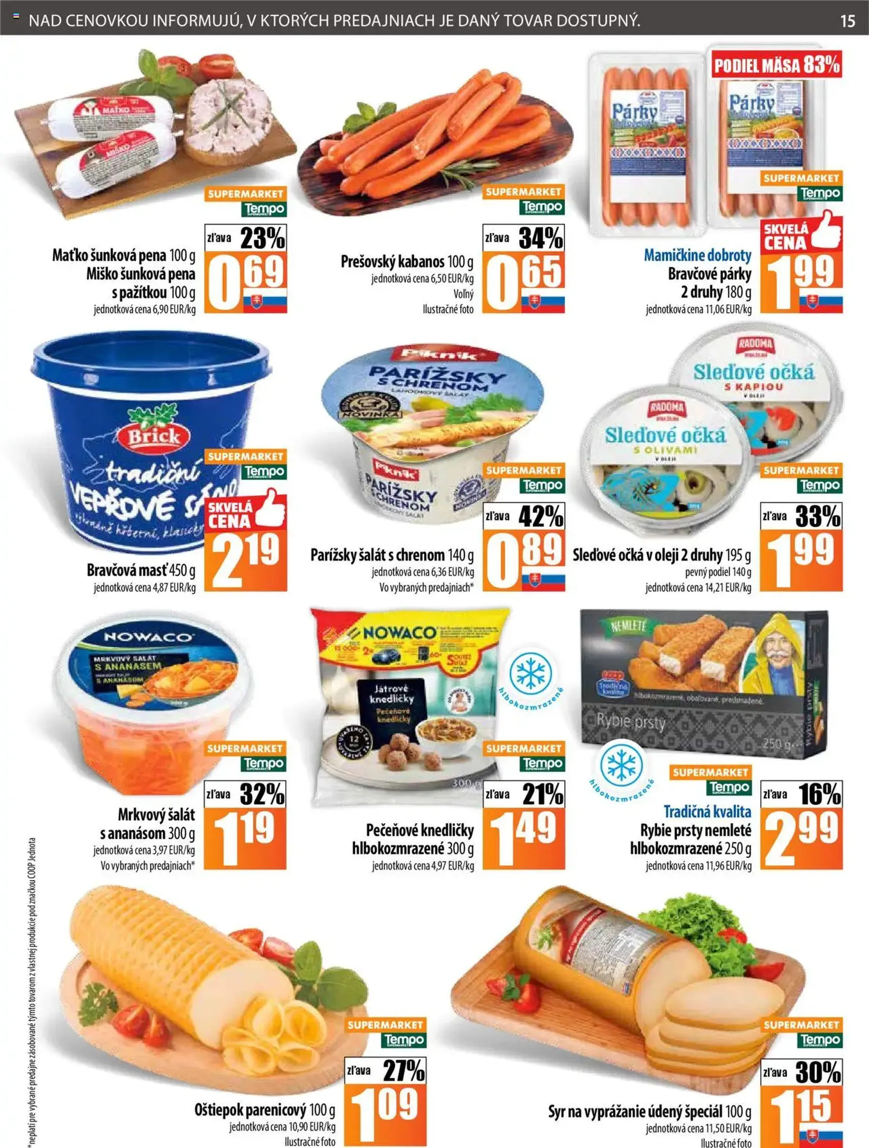COOP Jednota leták - platný leták od 07.08.2025 strana 15 z 28 COOP Jednota leták - platný leták od 07.08.2025 strana 15 z 28