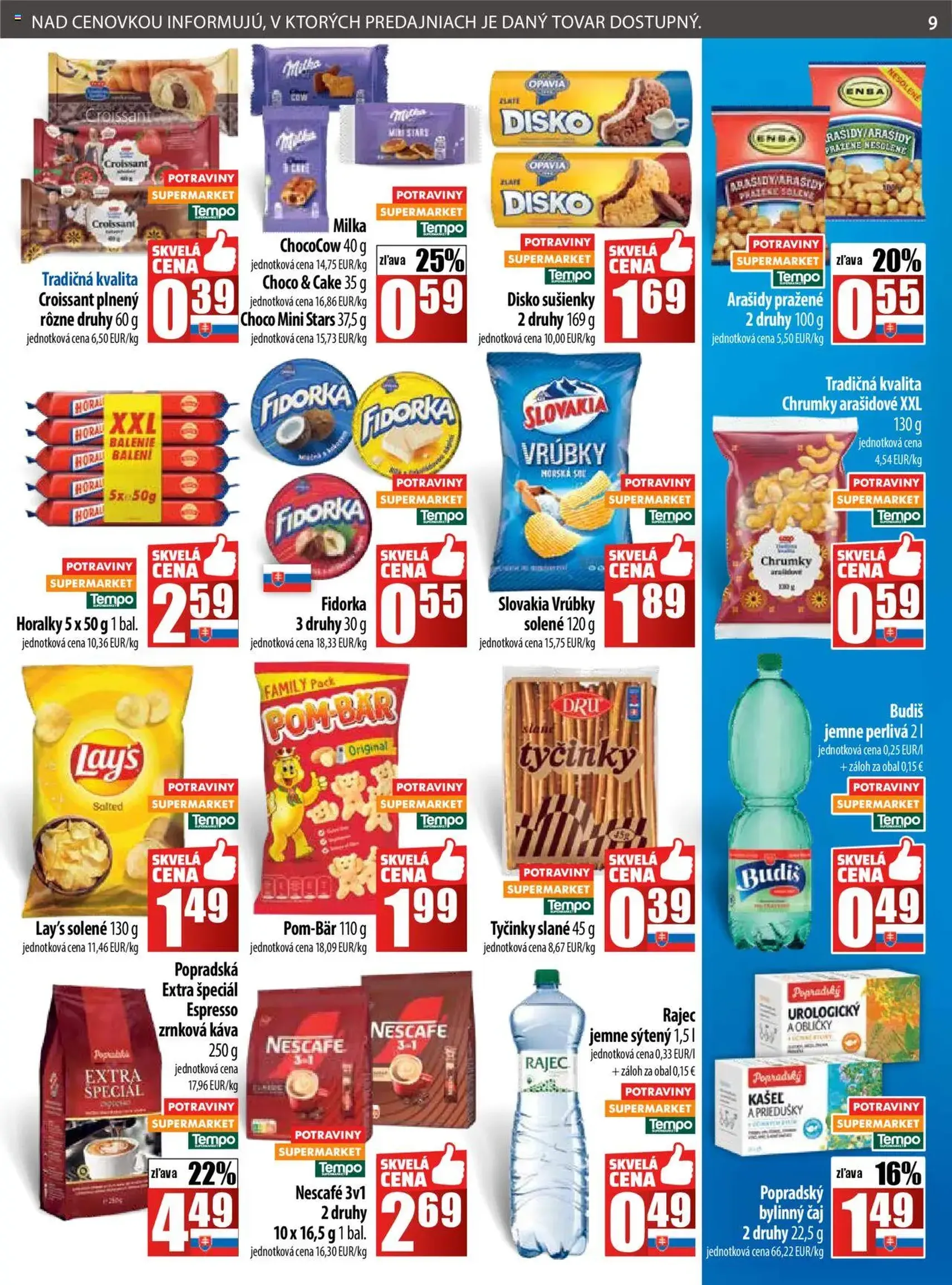 COOP Jednota leták - platný leták od 16.10.2025 strana 9 z 28 COOP Jednota leták - platný leták od 16.10.2025 strana 9 z 28