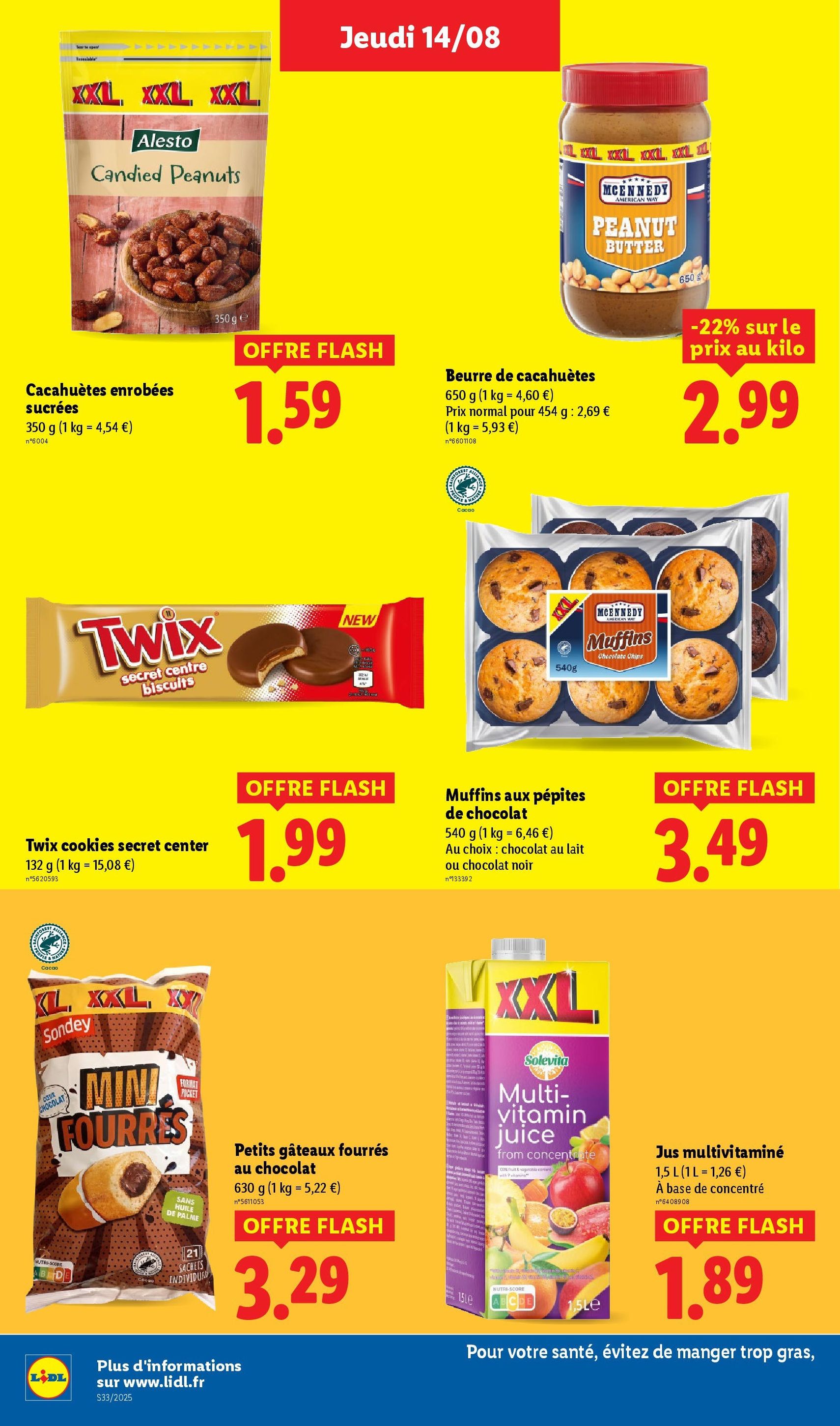 LIDL catalogue semaine 32 - brochure valable à partir du 14/08/2025, page 22 sur 72