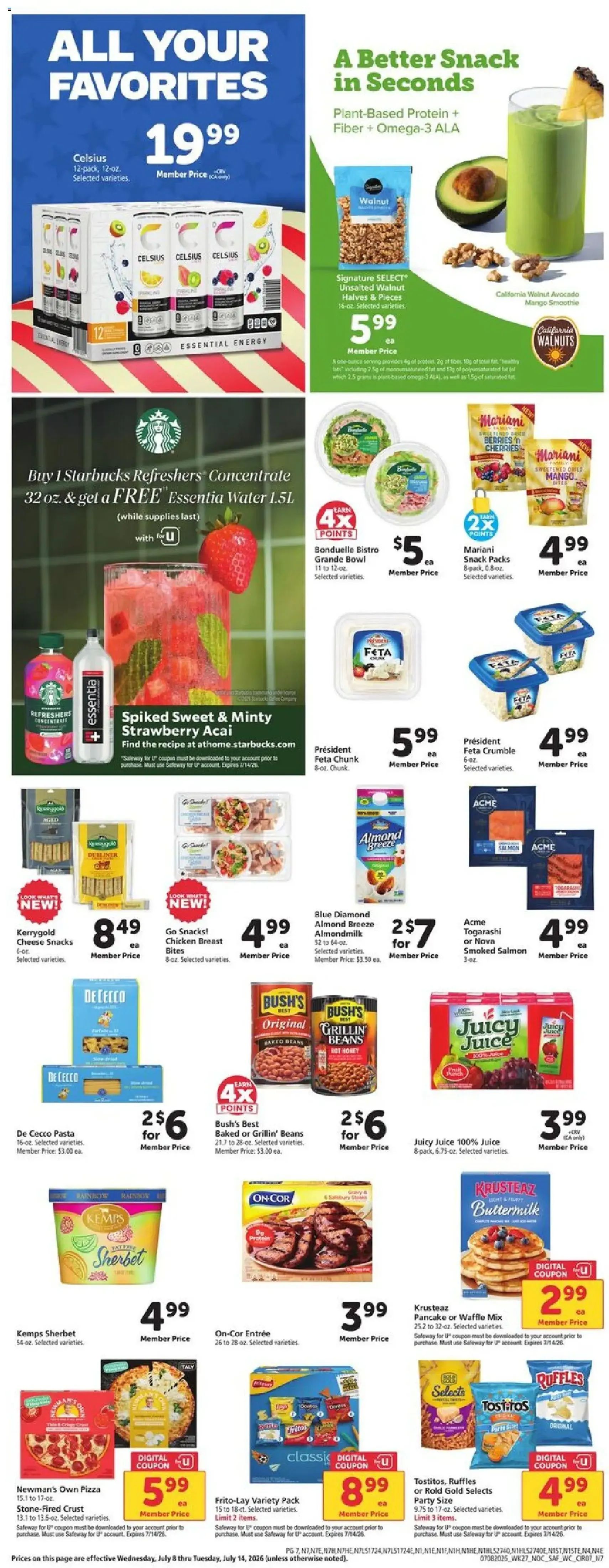 Safeway Weekly Ad - valid flyer from 07/08/2026, page 7 of 10