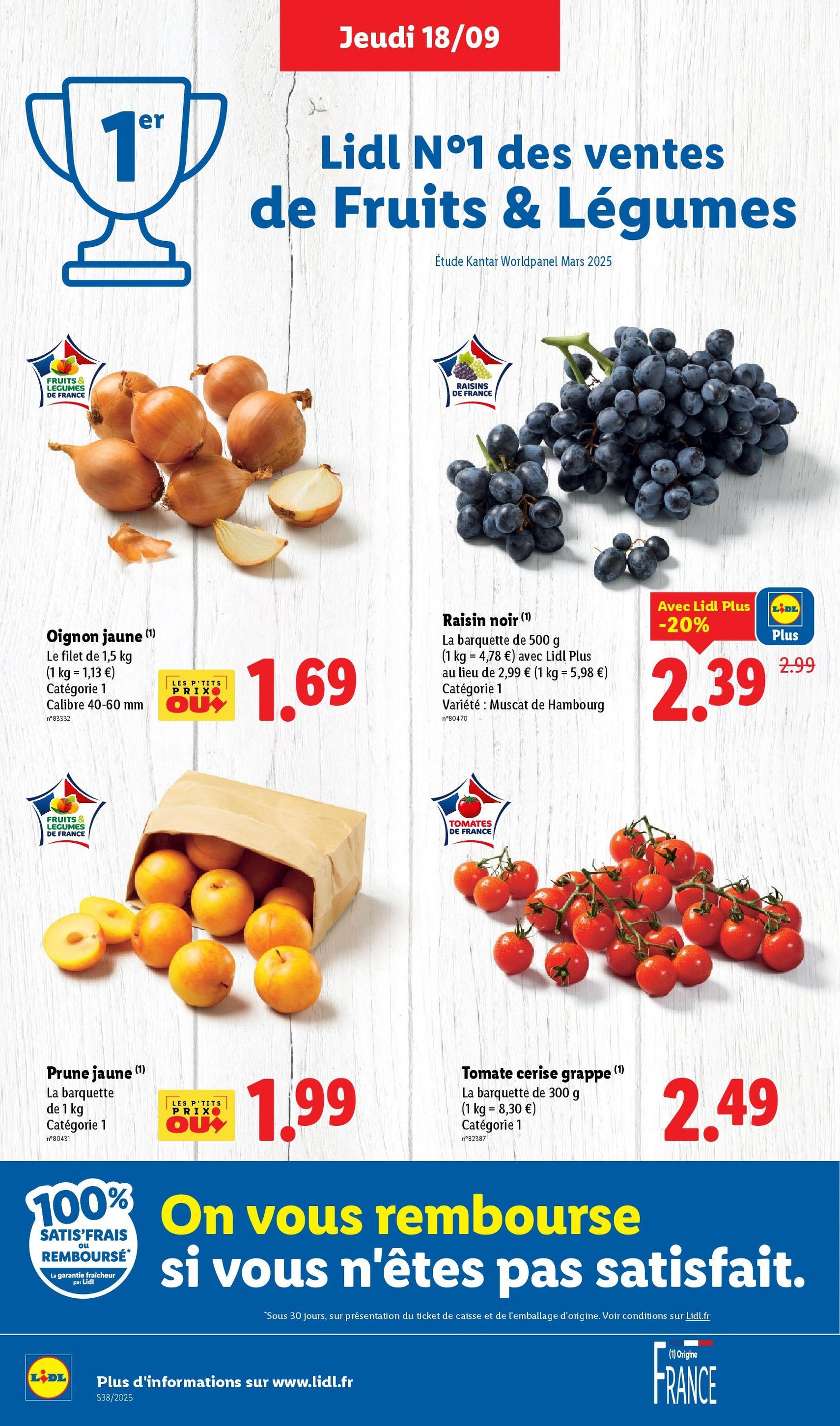 LIDL catalogue semaine 38 - brochure valable à partir du 18/09/2025, page 2 sur 75